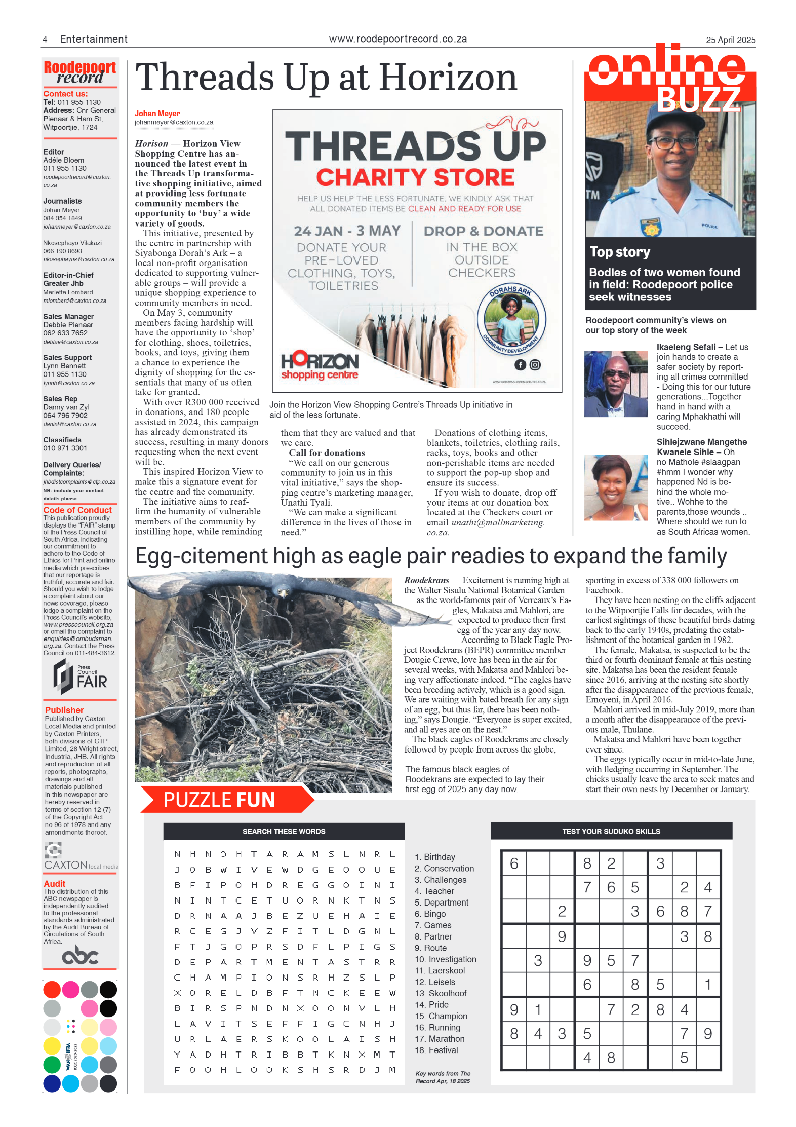 Roodepoort Record 25 April 2025 page 4