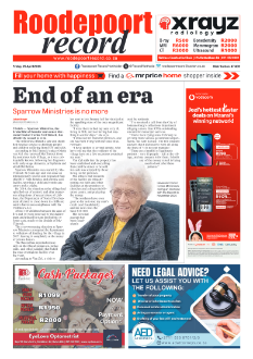 Roodepoort Record 25 April 2025