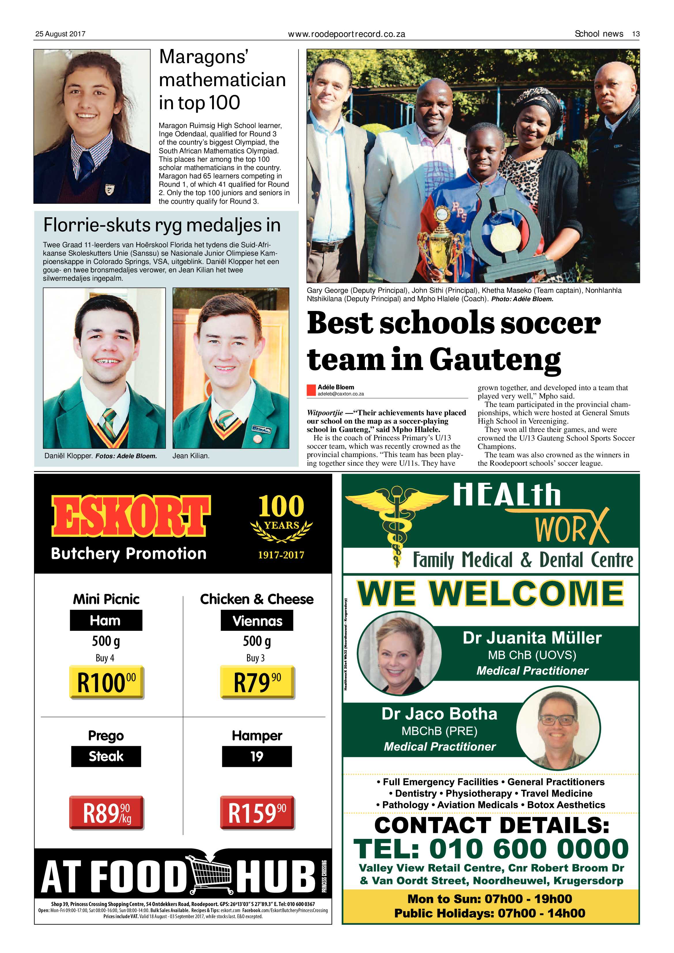 Roodepoort Record 25 August 2017 page 13