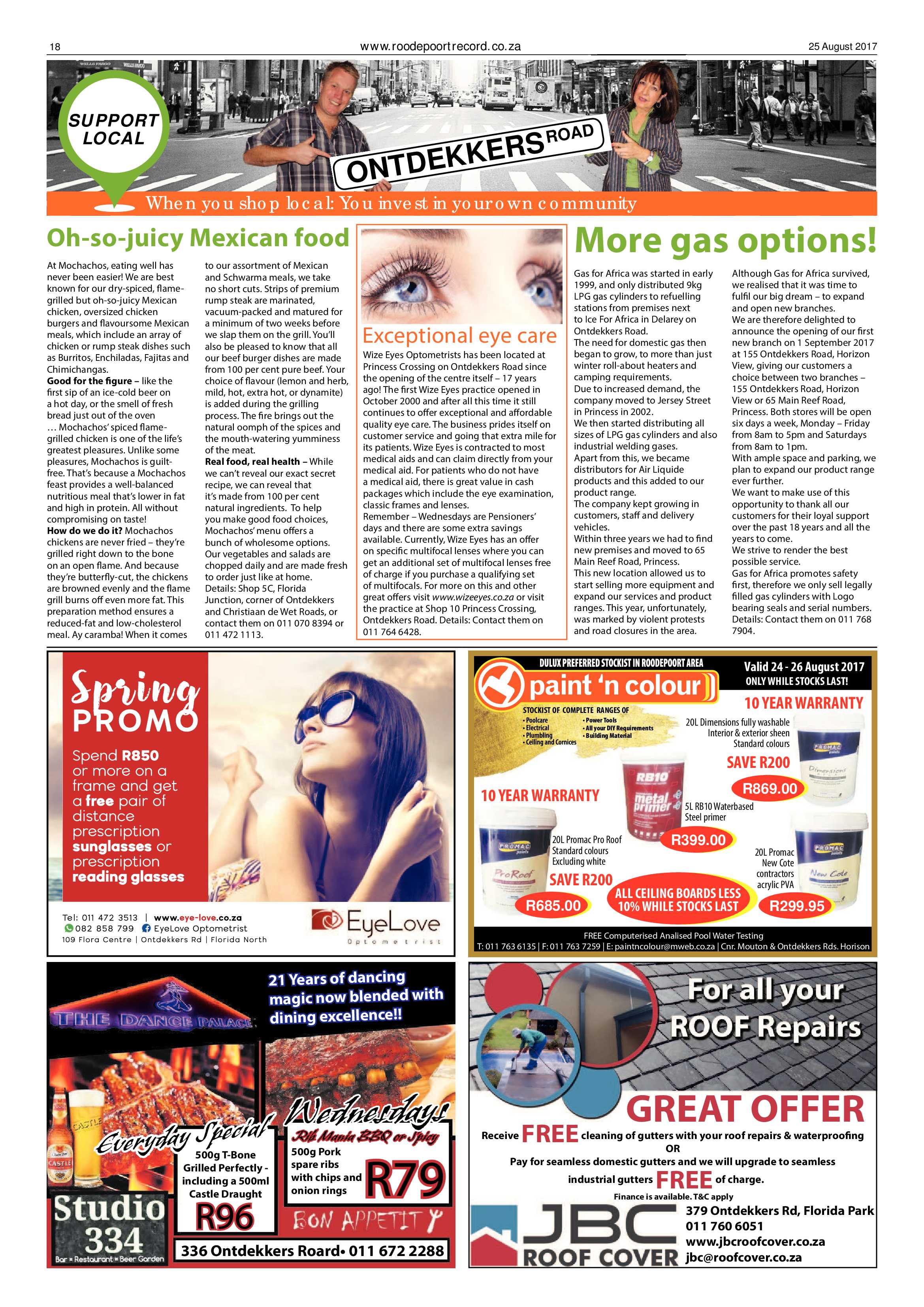 Roodepoort Record 25 August 2017 page 18