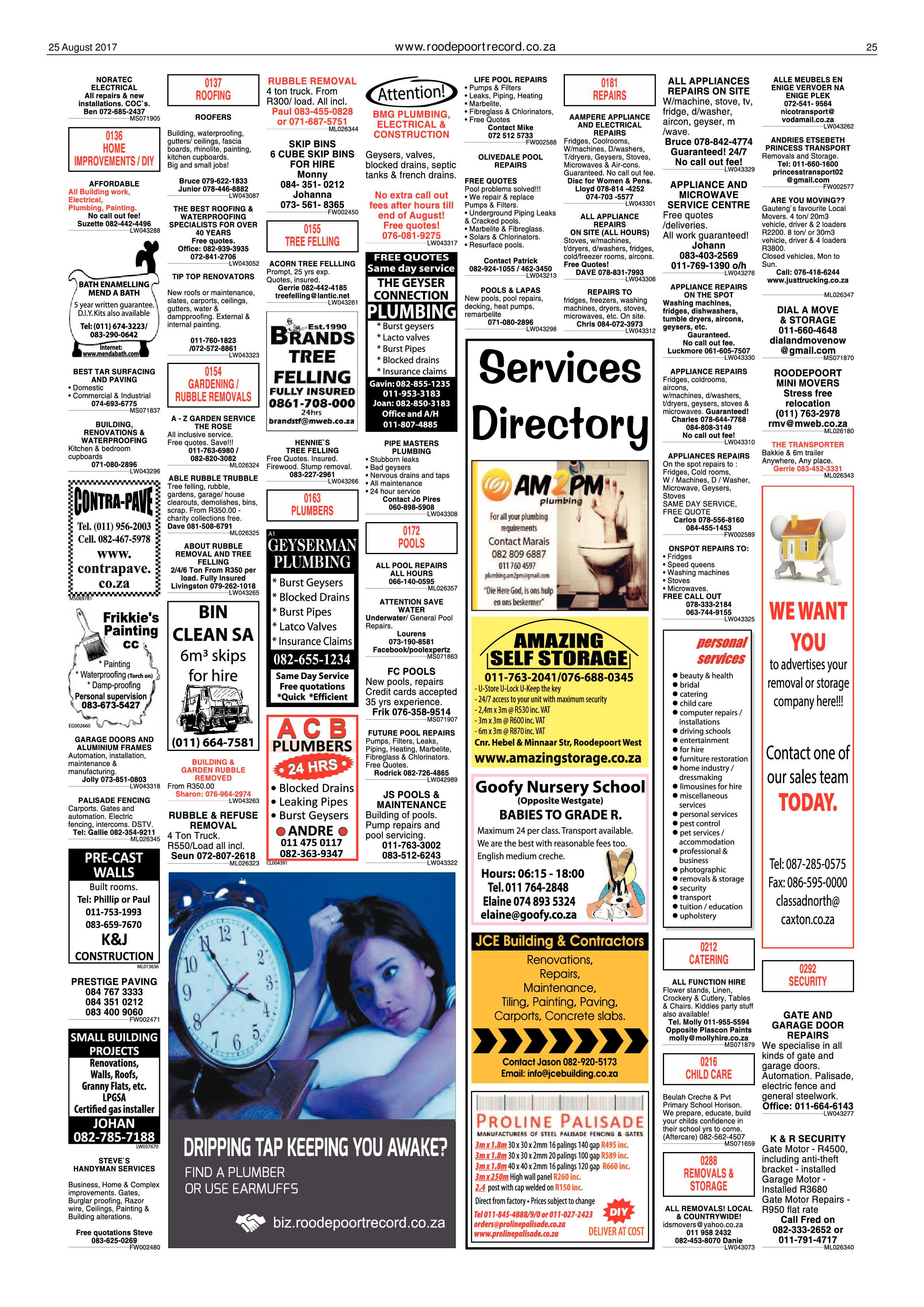 Roodepoort Record 25 August 2017 page 25