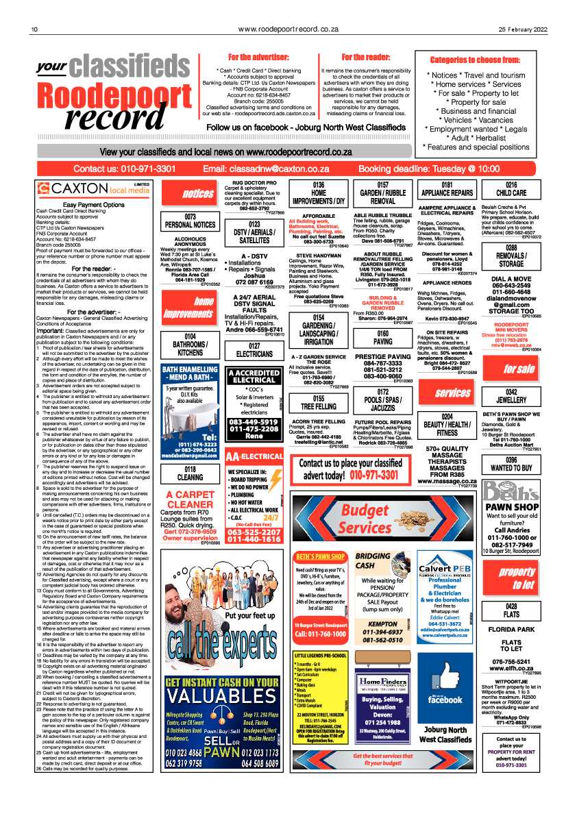 Roodepoort Record 25 February 2022 page 10