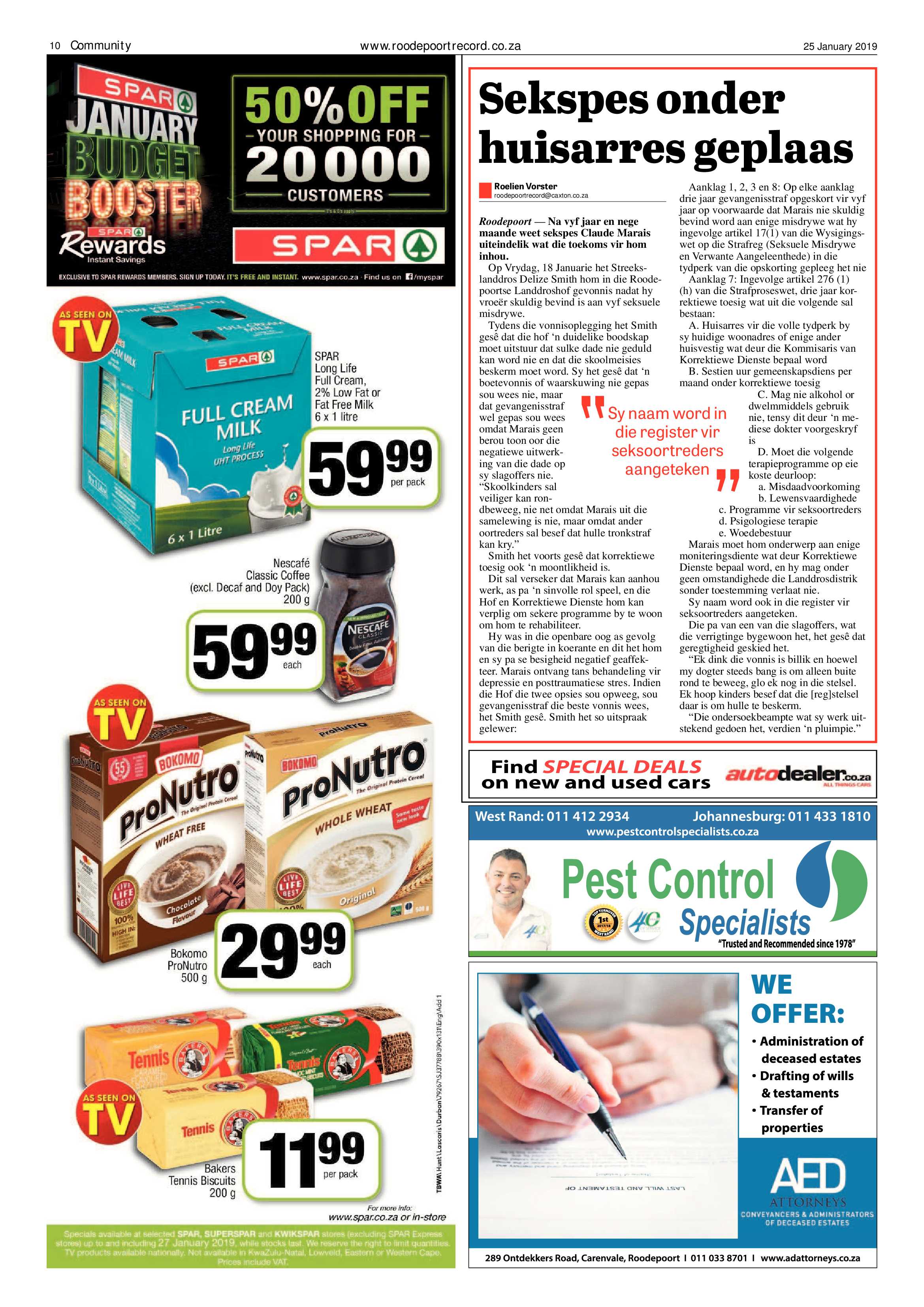 Roodepoort Record 25 January 2019 page 10