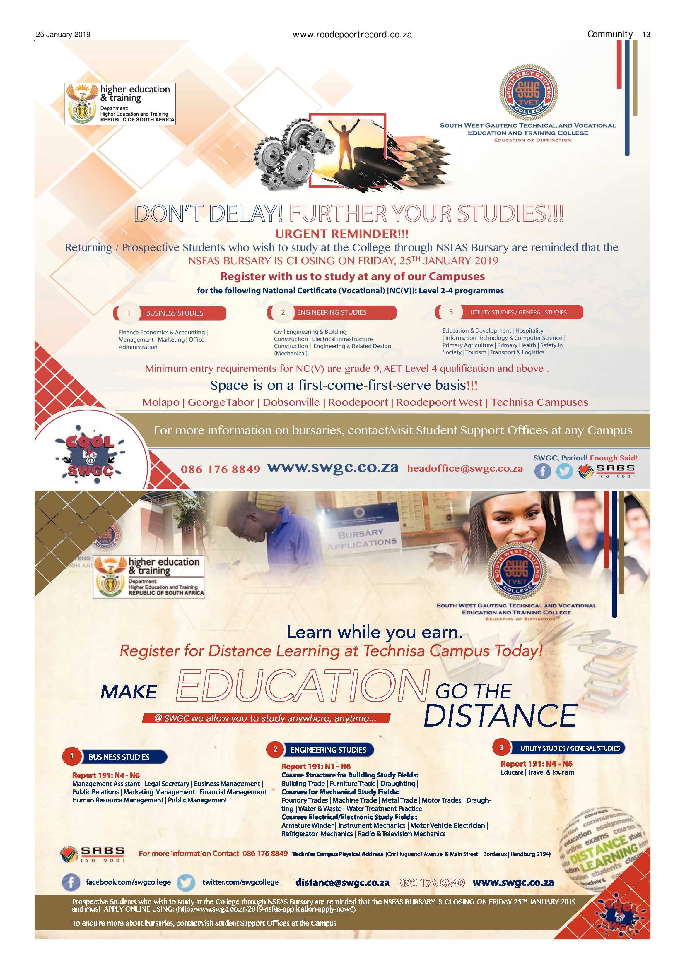 Roodepoort Record 25 January 2019 page 13