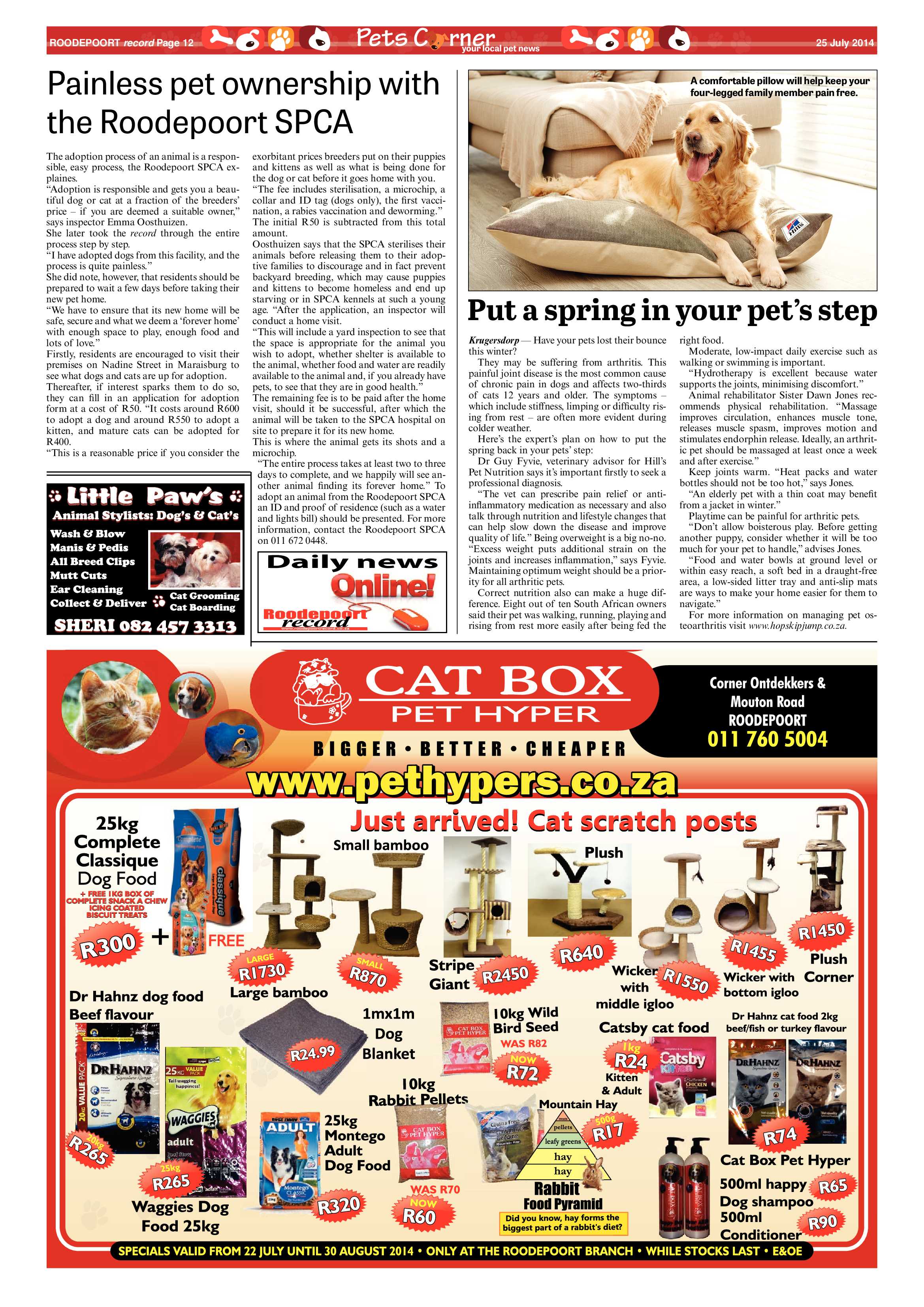 Roodepoort Record 25 July 2014 page 12