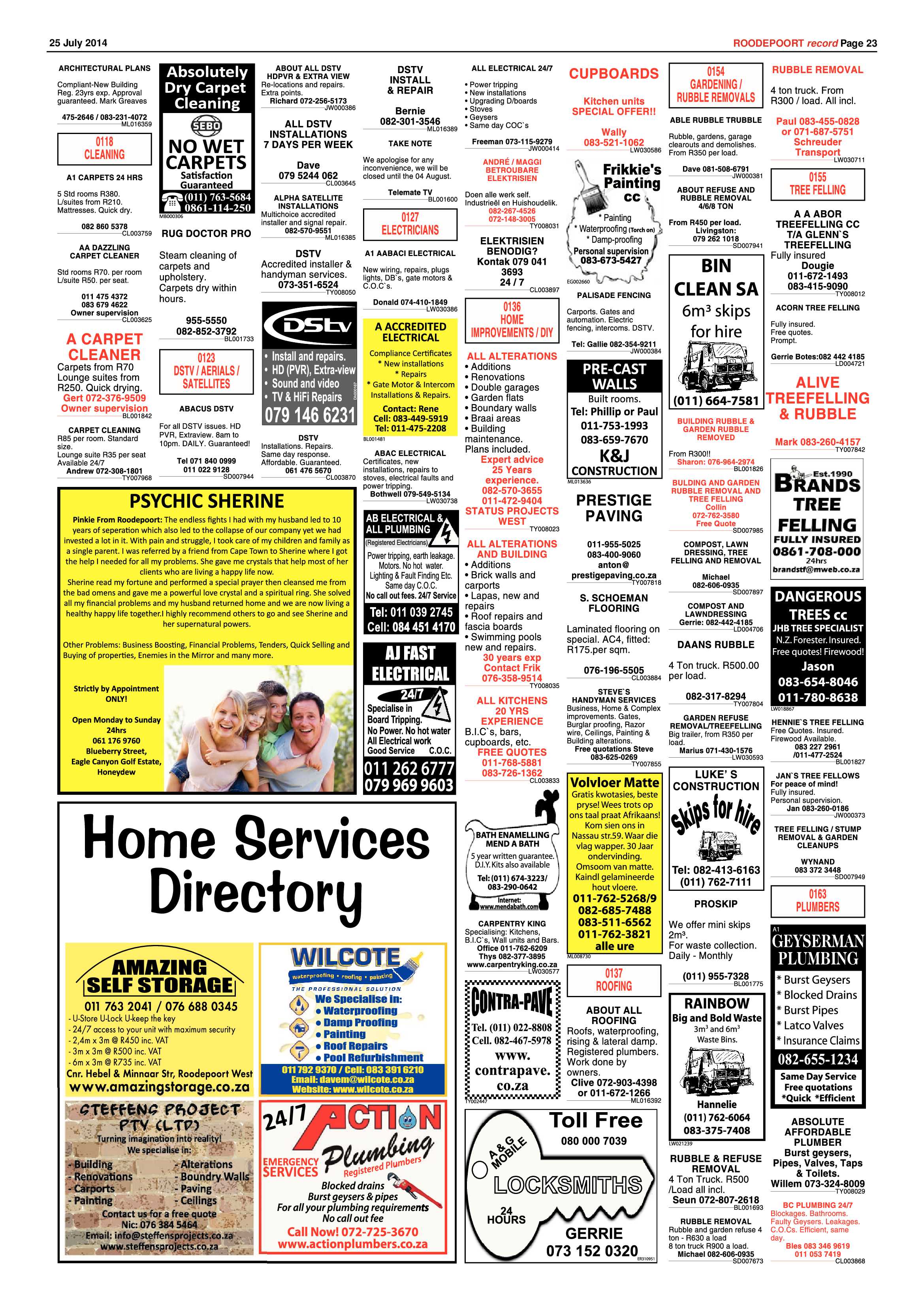 Roodepoort Record 25 July 2014 page 23