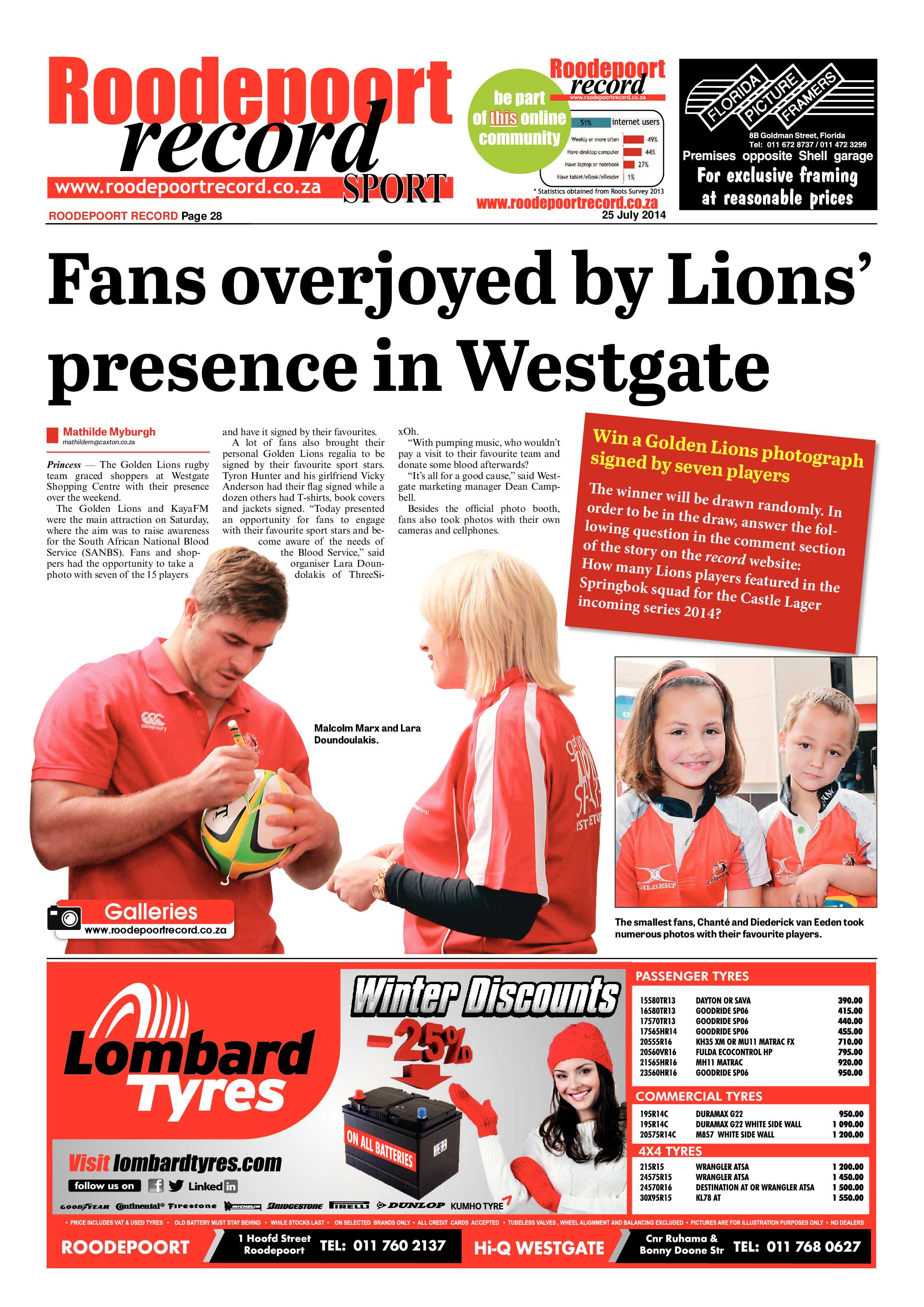 Roodepoort Record 25 July 2014 page 28