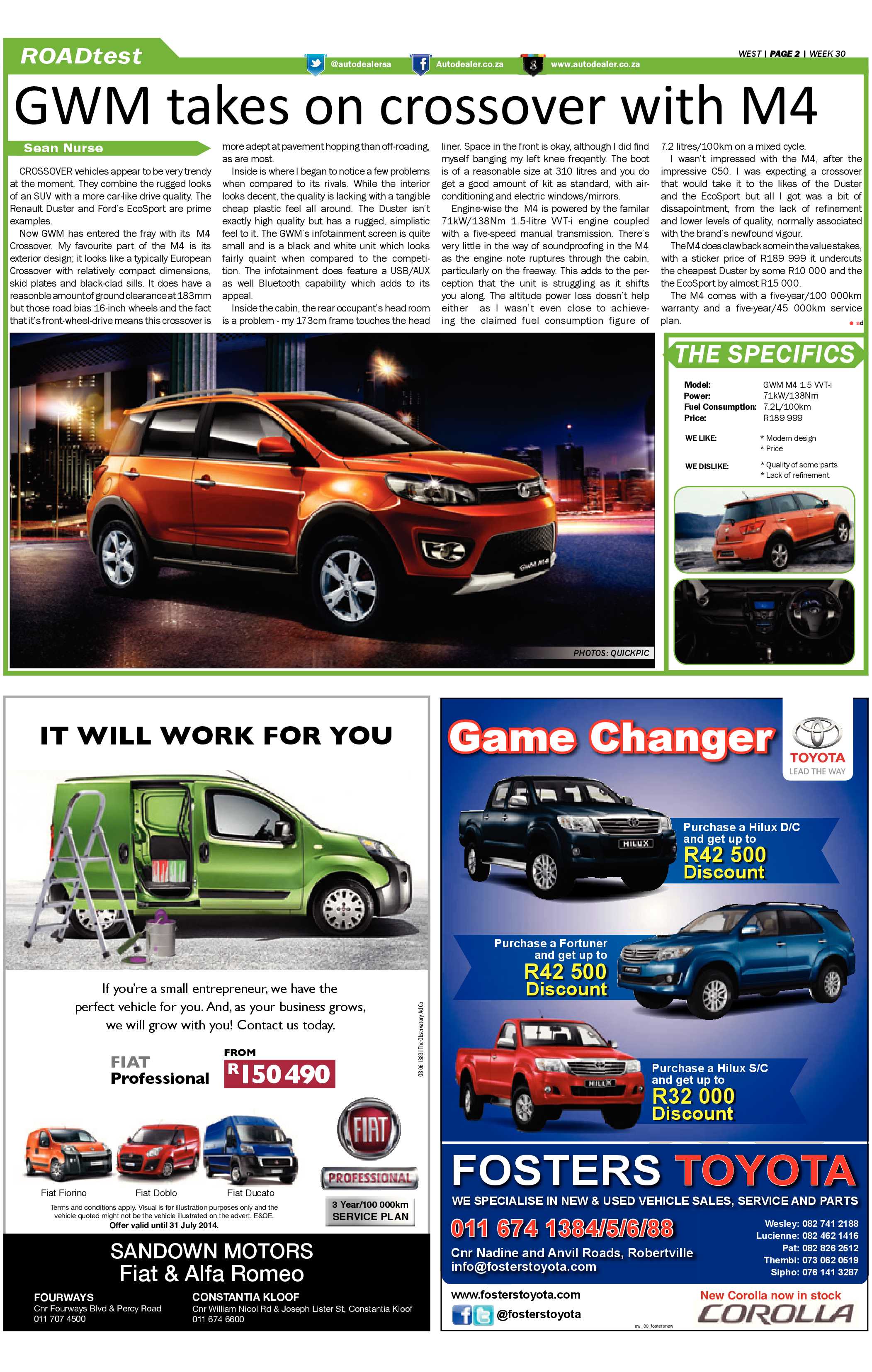 Roodepoort Record 25 July 2014 page 30