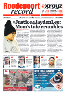 Roodepoort Record 25 July 2025