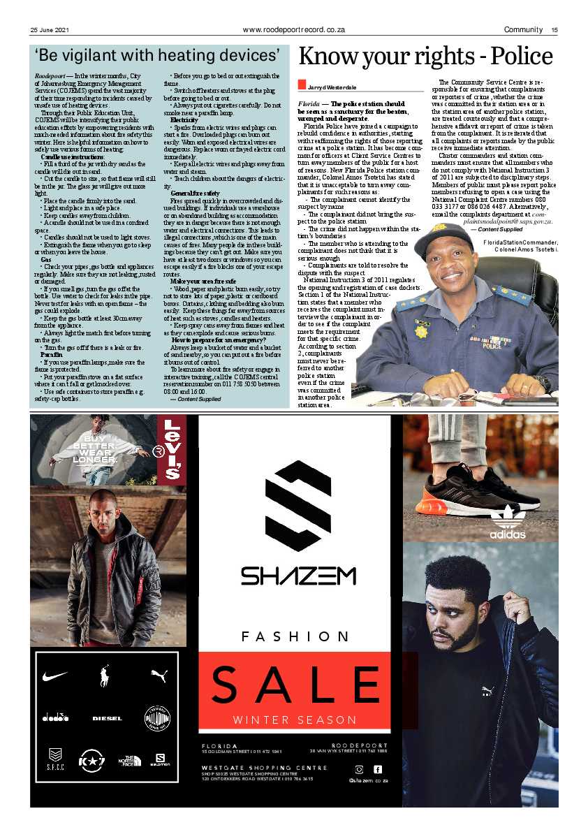 Roodepoort Record 25 June 2021 page 15