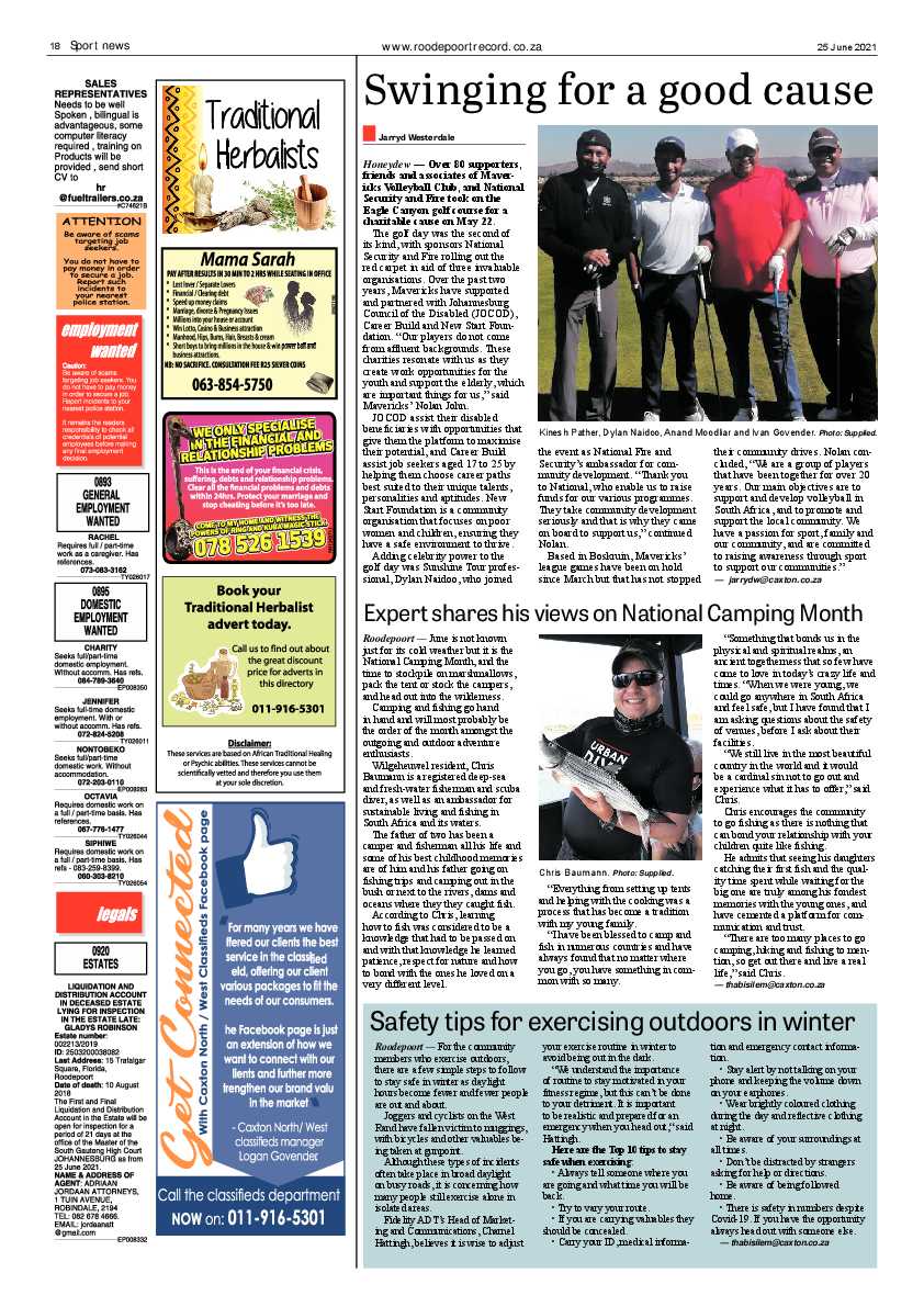 Roodepoort Record 25 June 2021 page 18