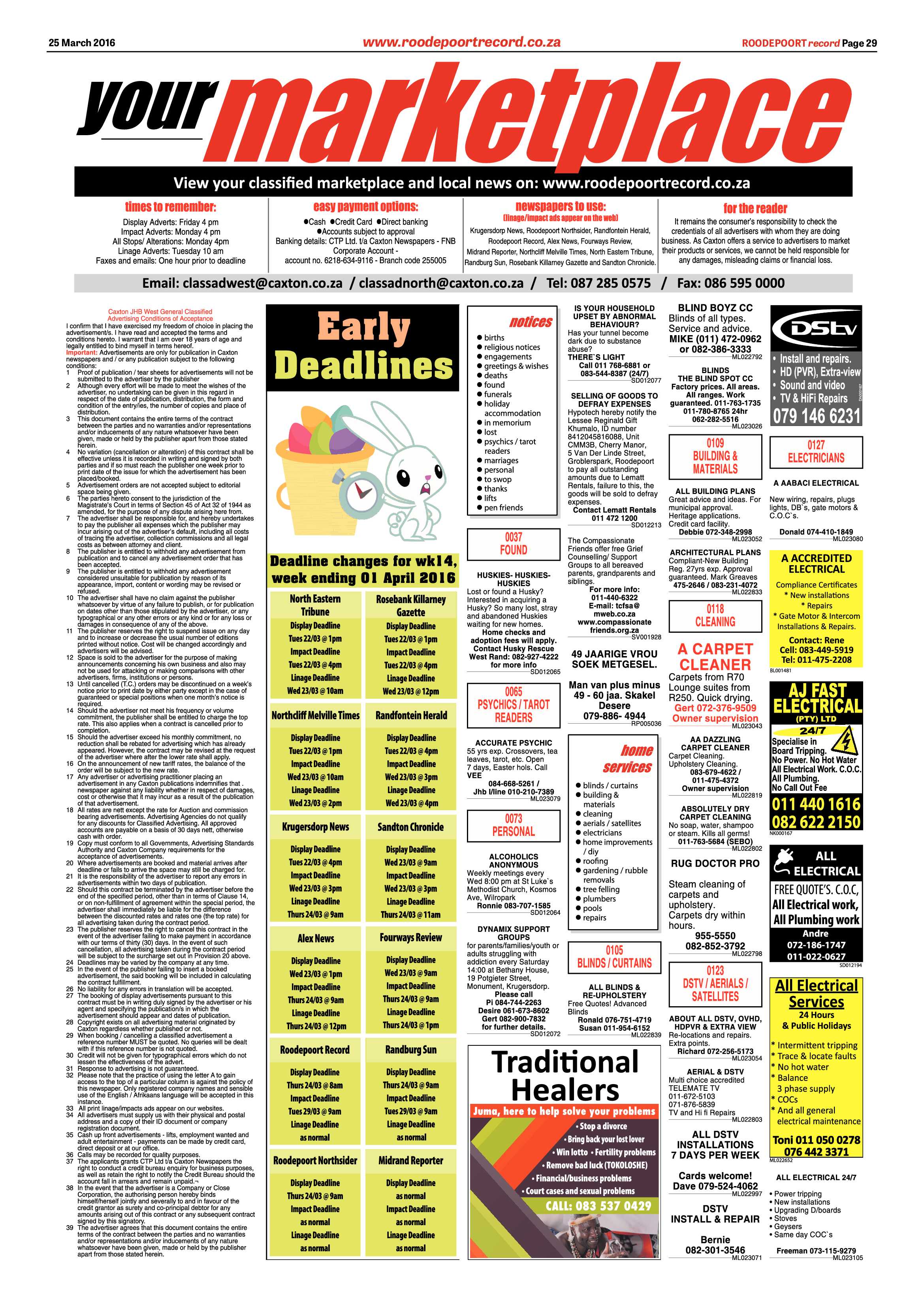 Roodepoort Record 25 March 2016 page 29