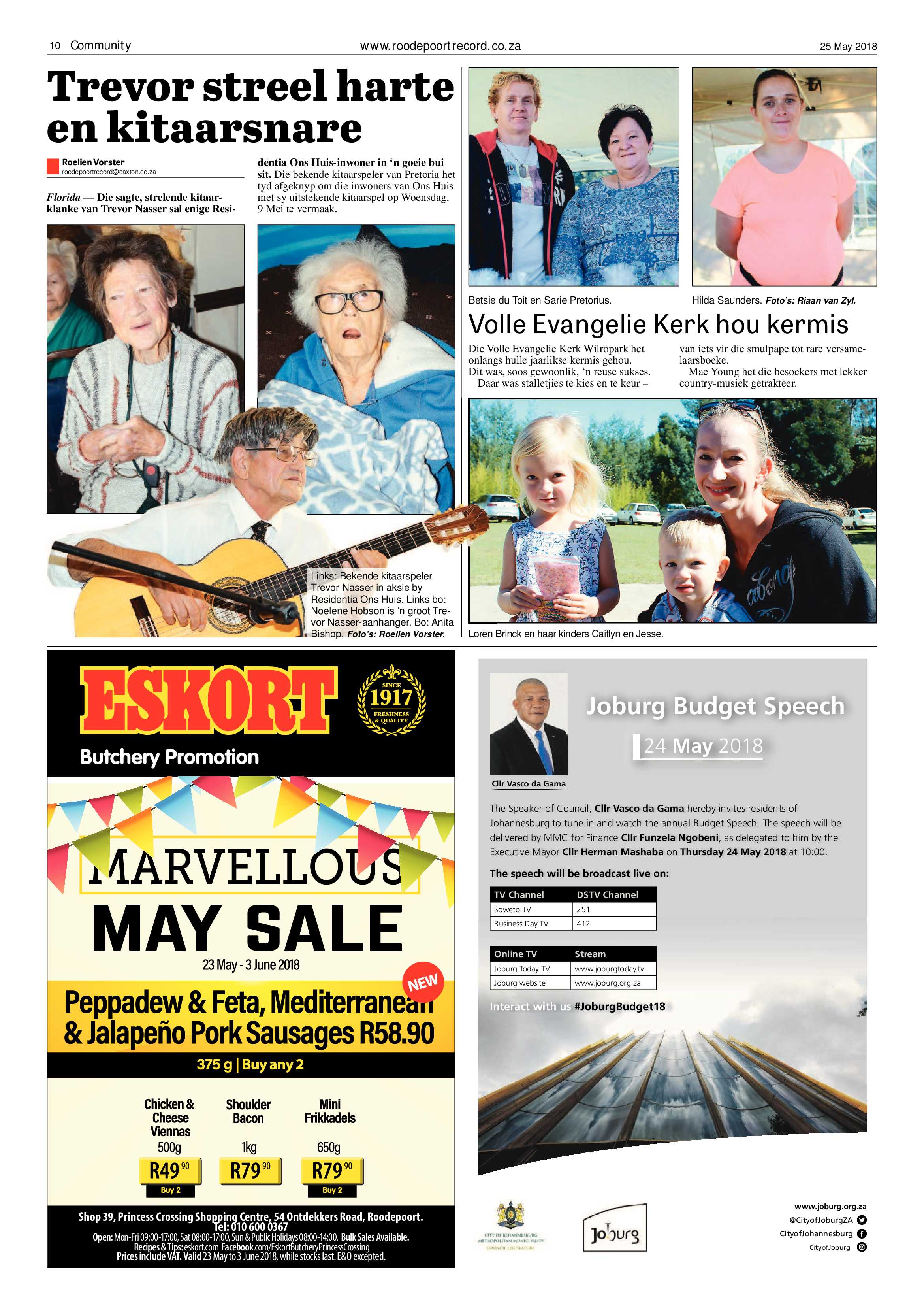 Roodepoort Record 25 May 2018 page 10