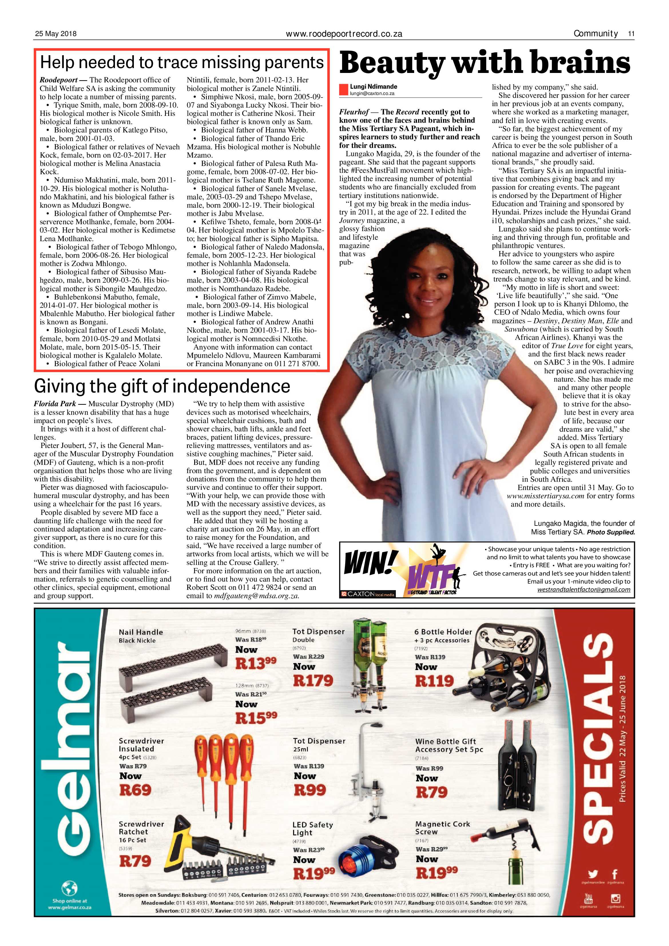 Roodepoort Record 25 May 2018 page 11