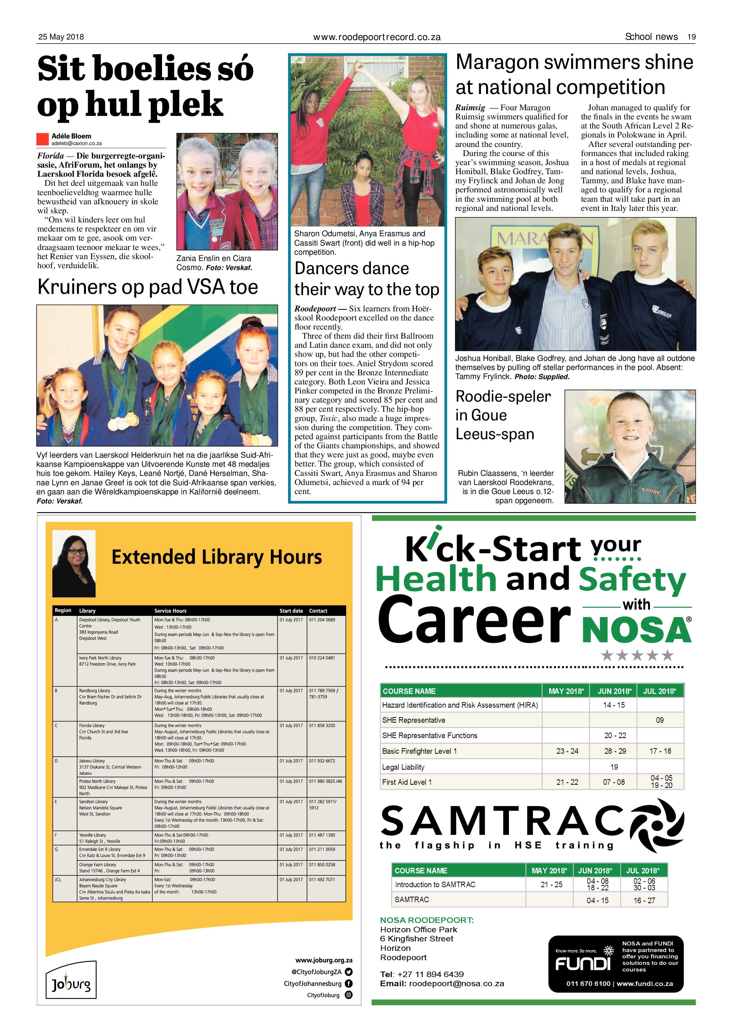 Roodepoort Record 25 May 2018 page 19