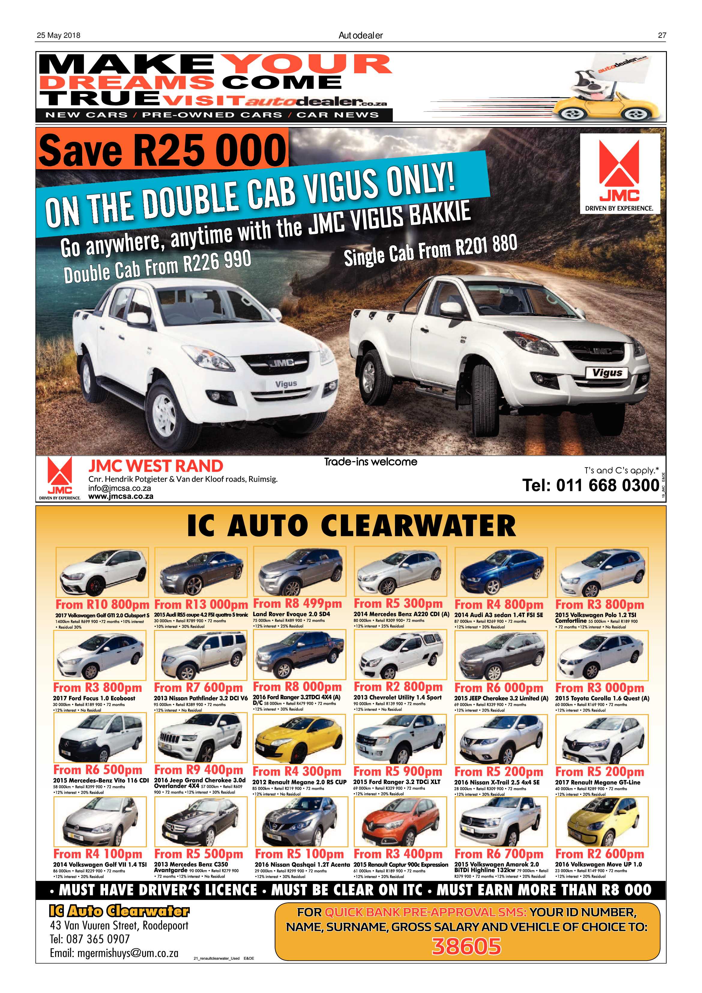 Roodepoort Record 25 May 2018 page 27