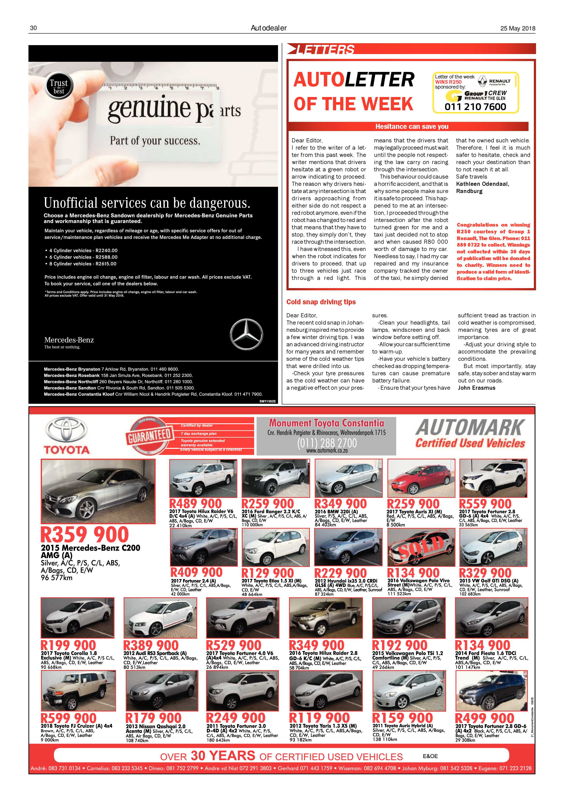 Roodepoort Record 25 May 2018 page 30