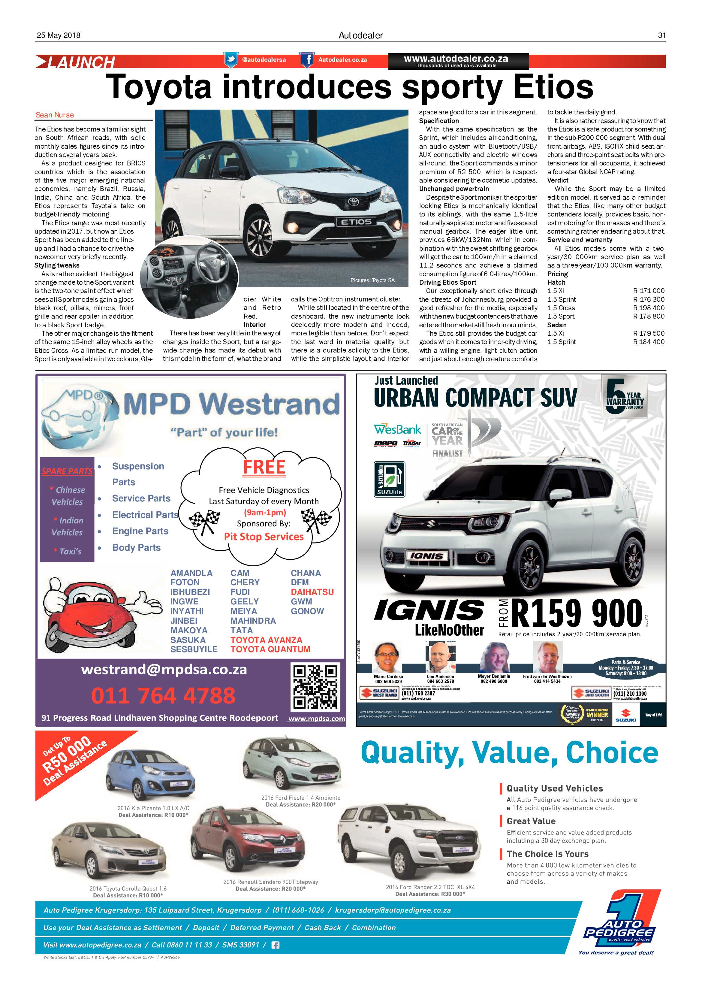 Roodepoort Record 25 May 2018 page 31