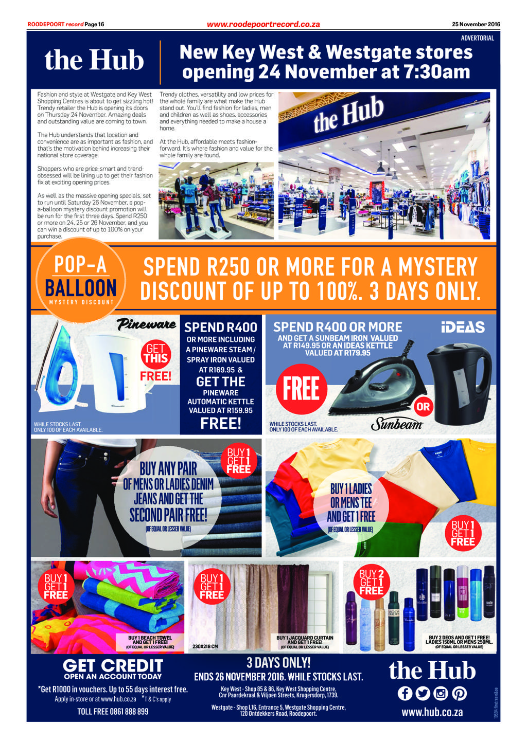 Roodepoort Record 25 November 2016 page 16