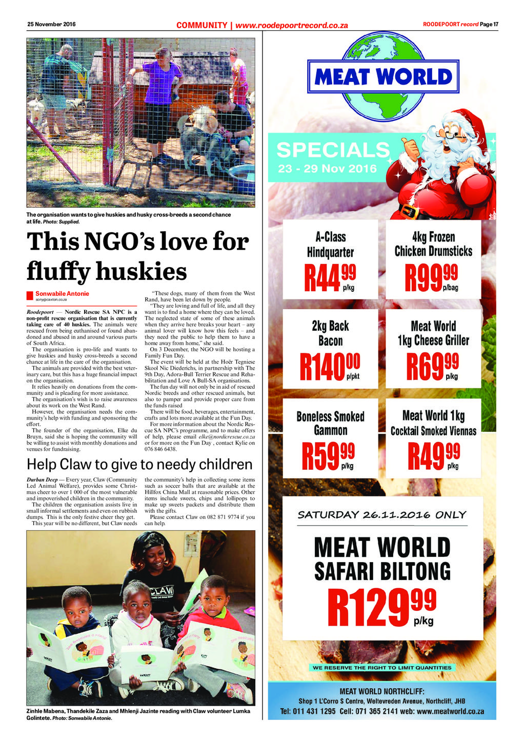 Roodepoort Record 25 November 2016 page 17