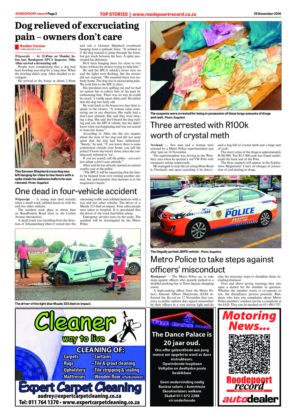 Roodepoort Record 25 November 2016 page 2
