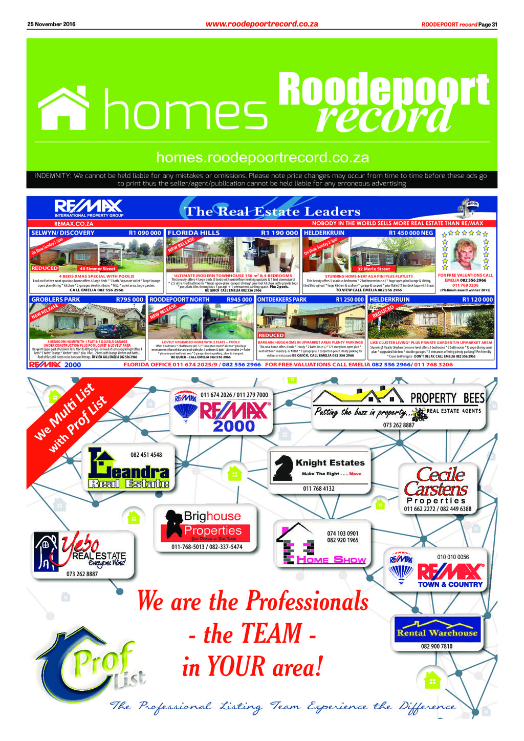 Roodepoort Record 25 November 2016 page 31
