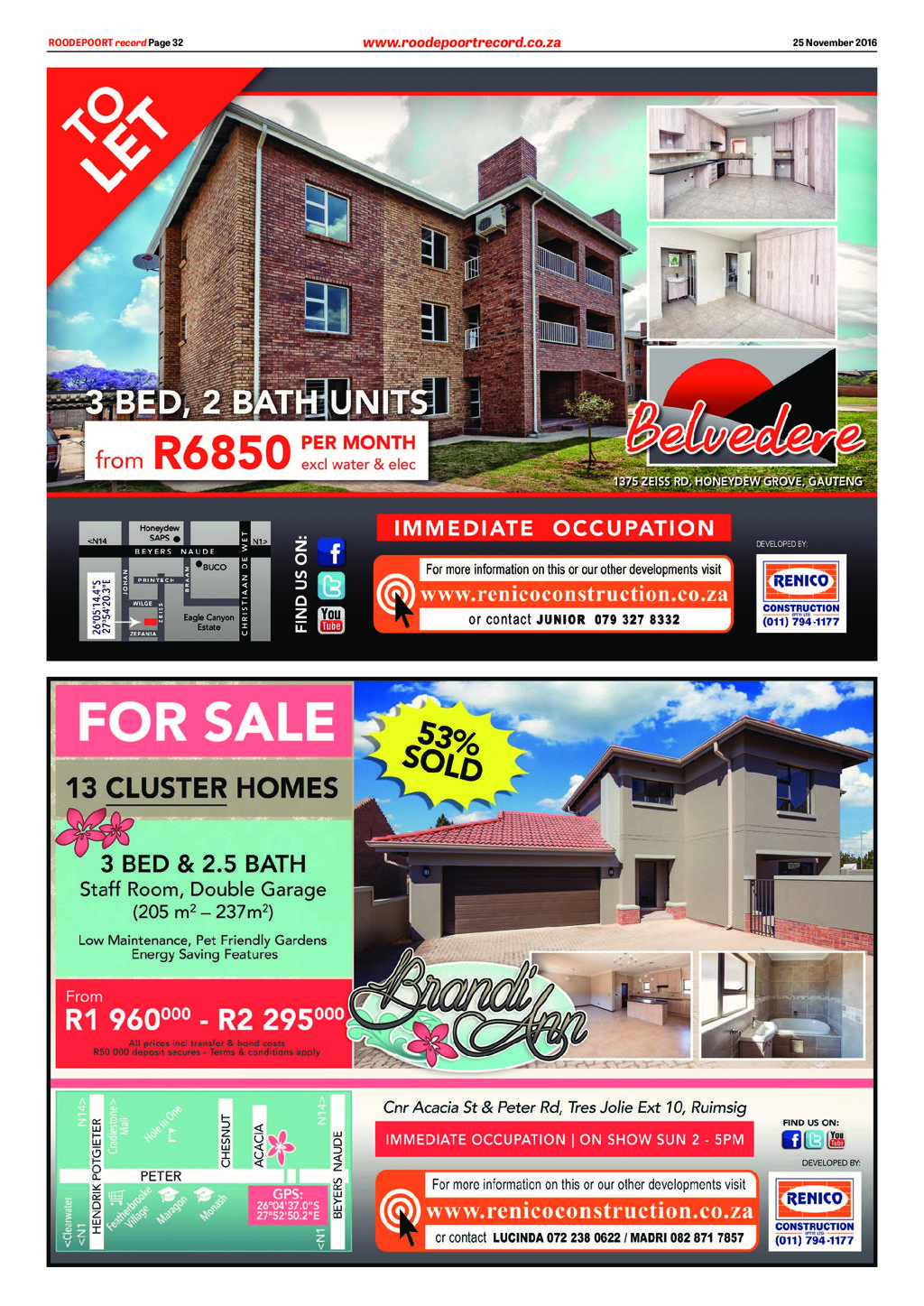 Roodepoort Record 25 November 2016 page 32