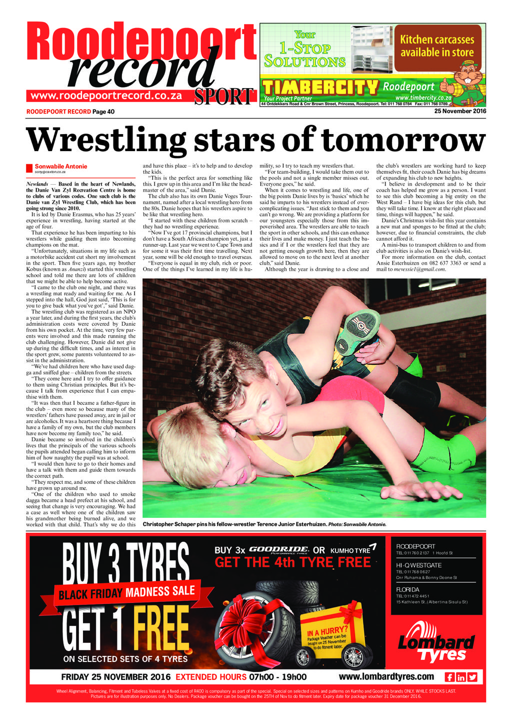 Roodepoort Record 25 November 2016 page 40