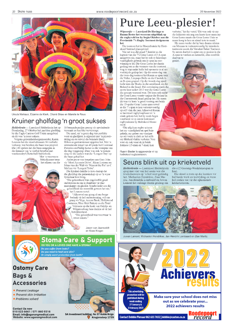 Roodepoort Record 25 November 2022 page 20