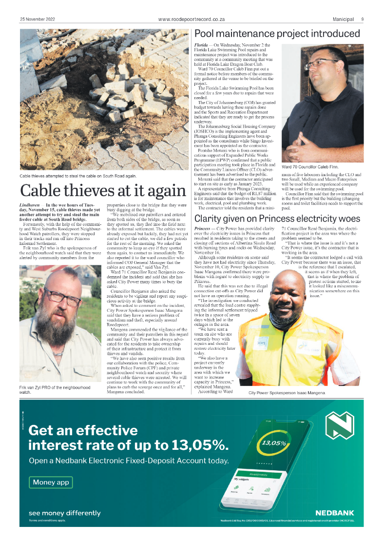 Roodepoort Record 25 November 2022 page 9