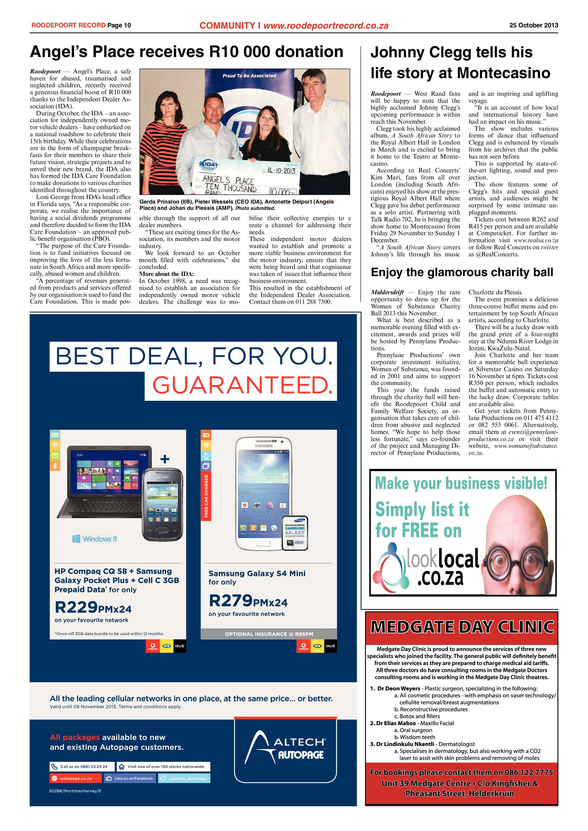 Roodepoort Record 25 October 2013 page 10