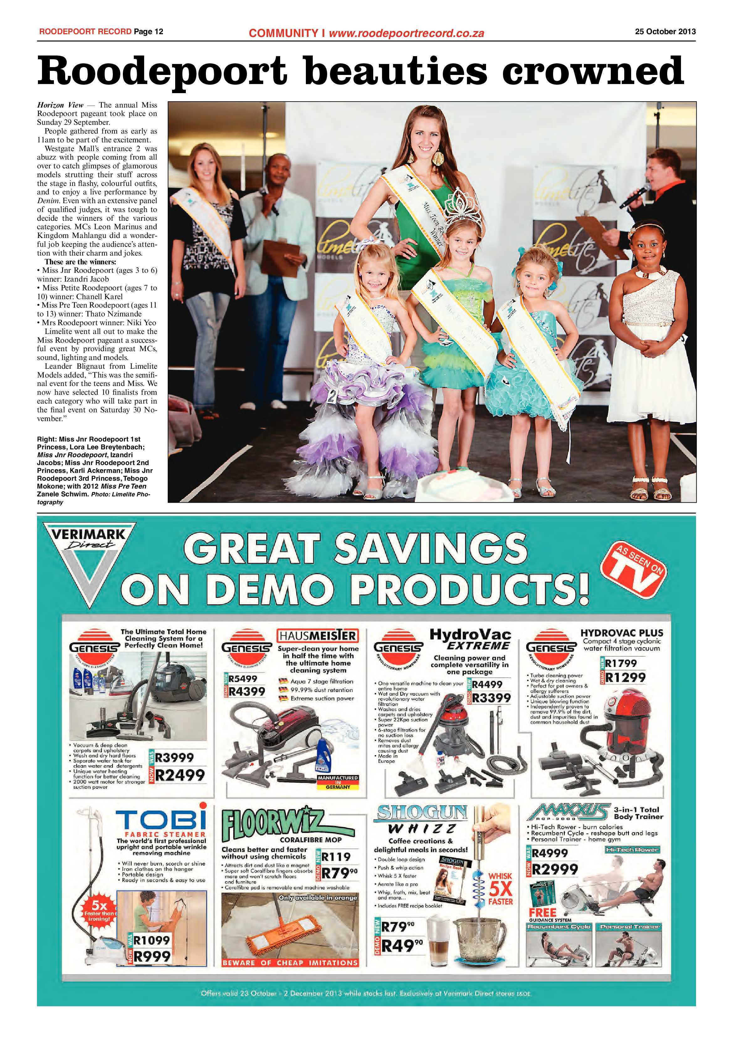 Roodepoort Record 25 October 2013 page 12