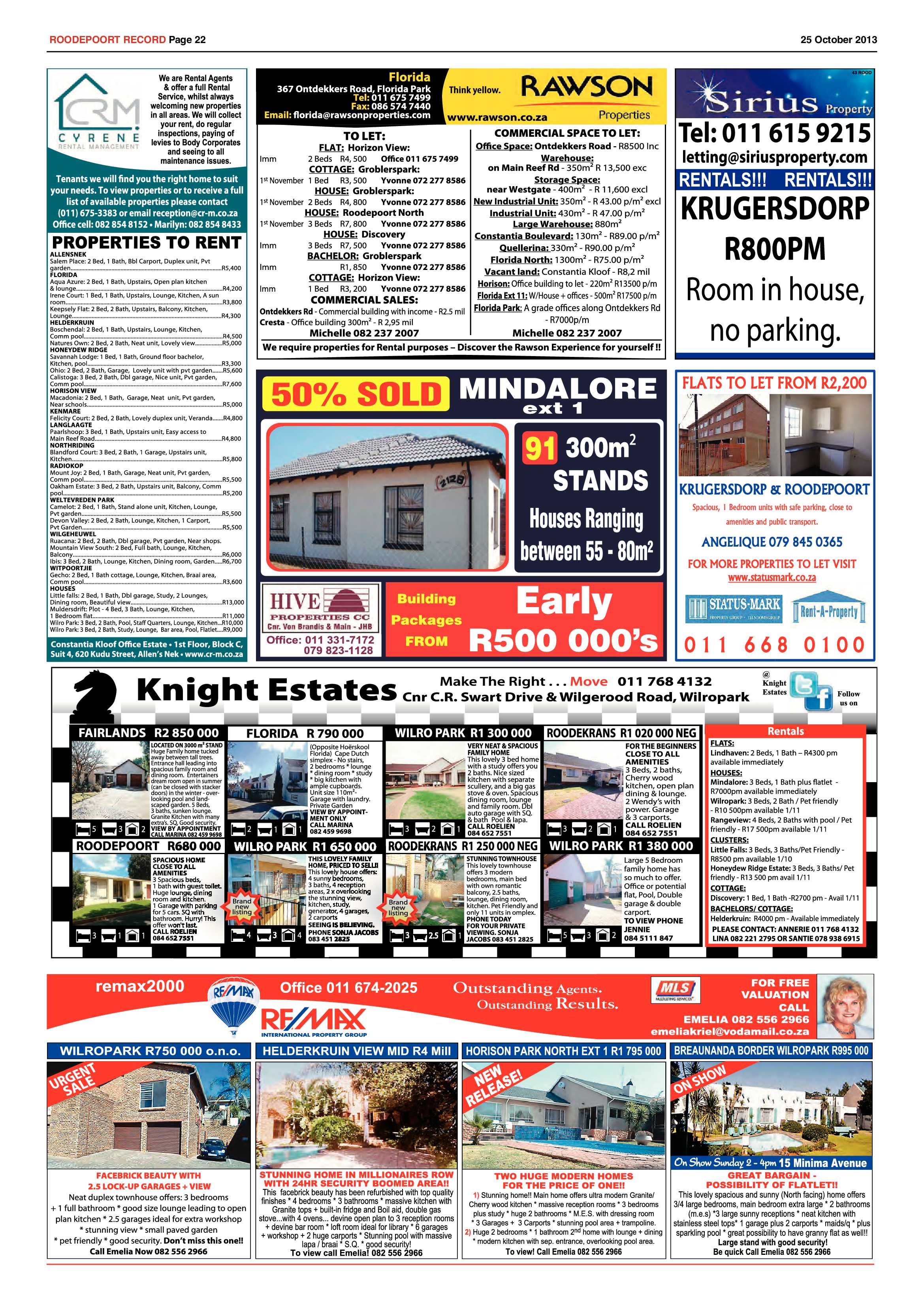 Roodepoort Record 25 October 2013 page 22