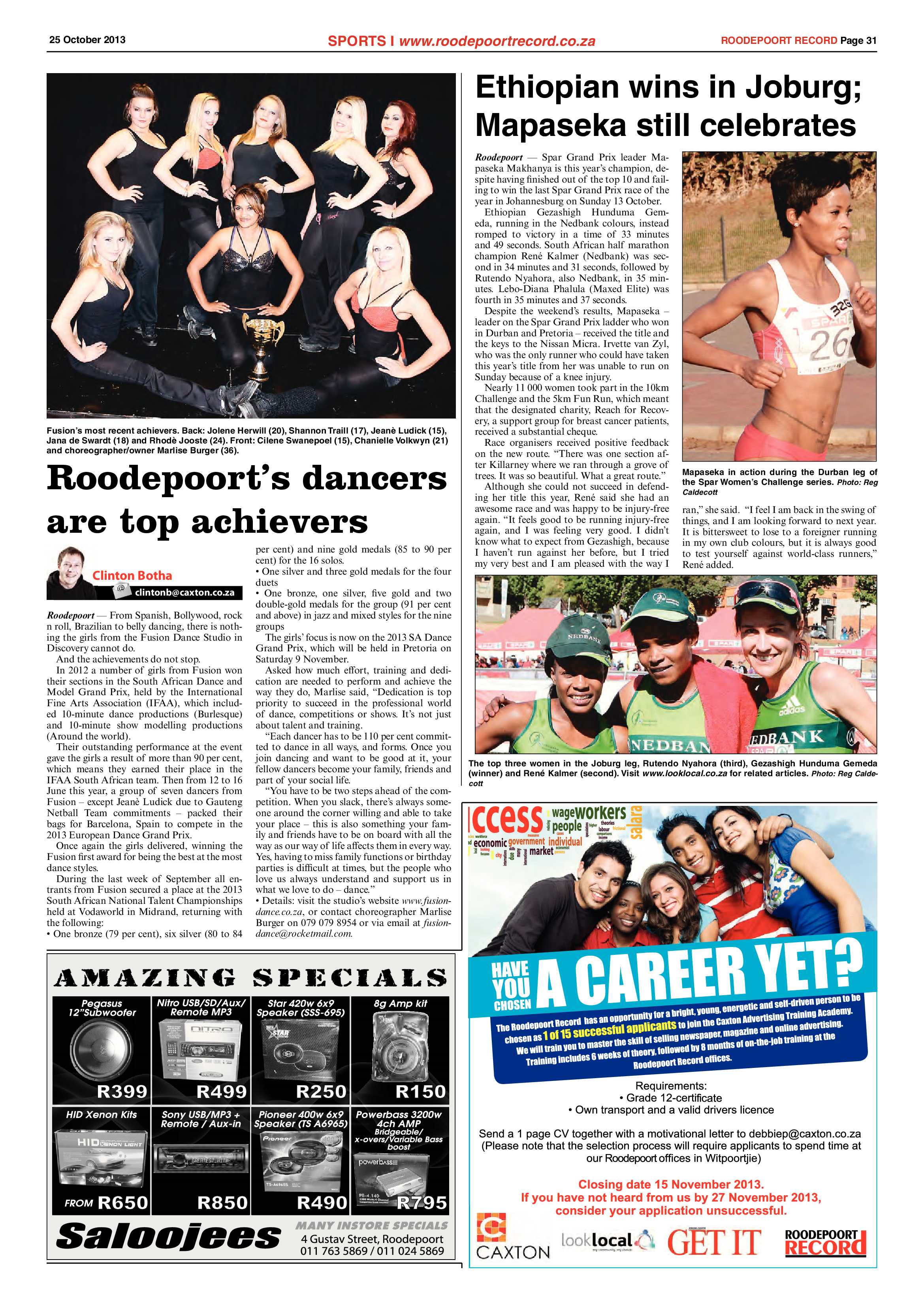 Roodepoort Record 25 October 2013 page 31