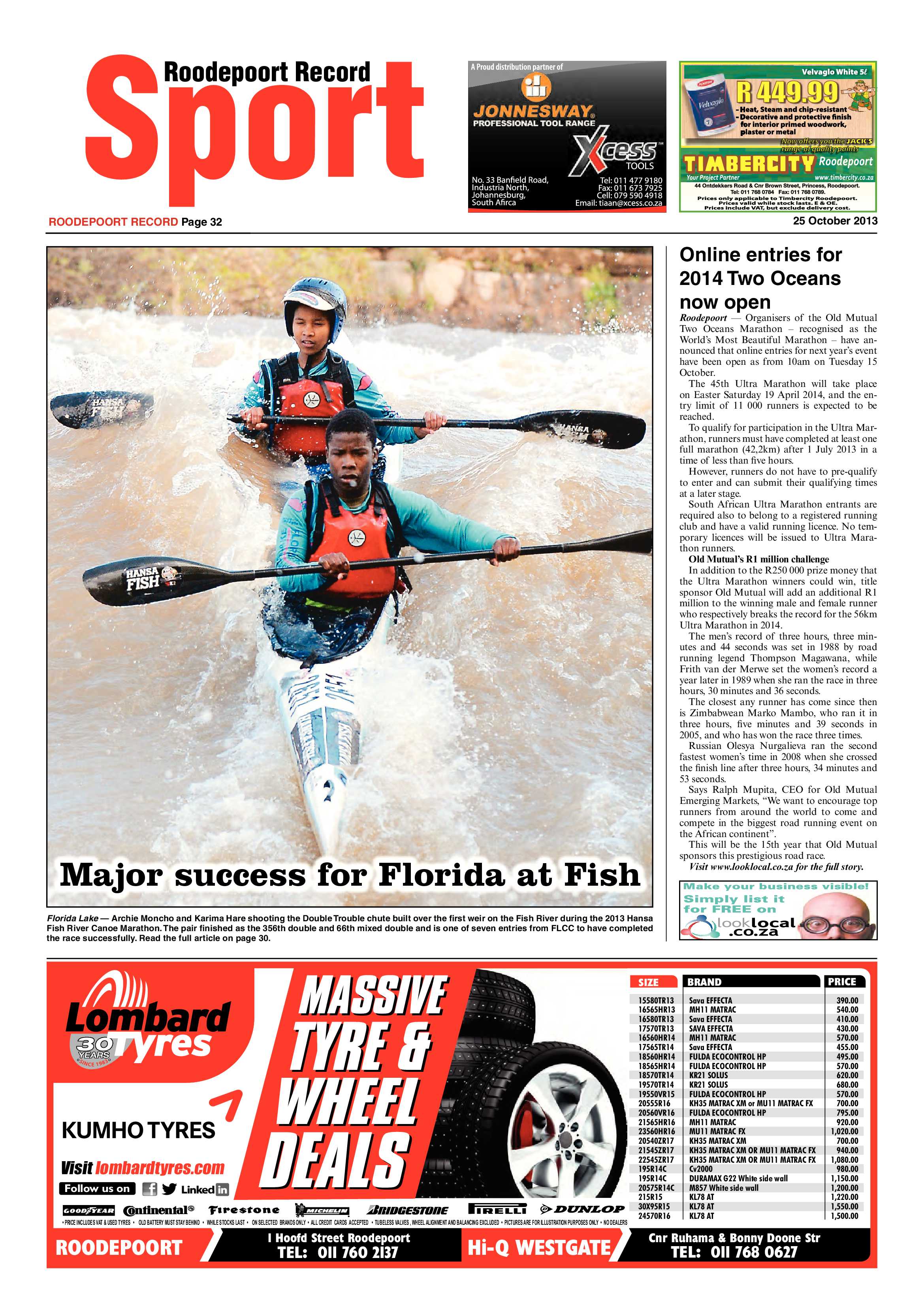 Roodepoort Record 25 October 2013 page 32