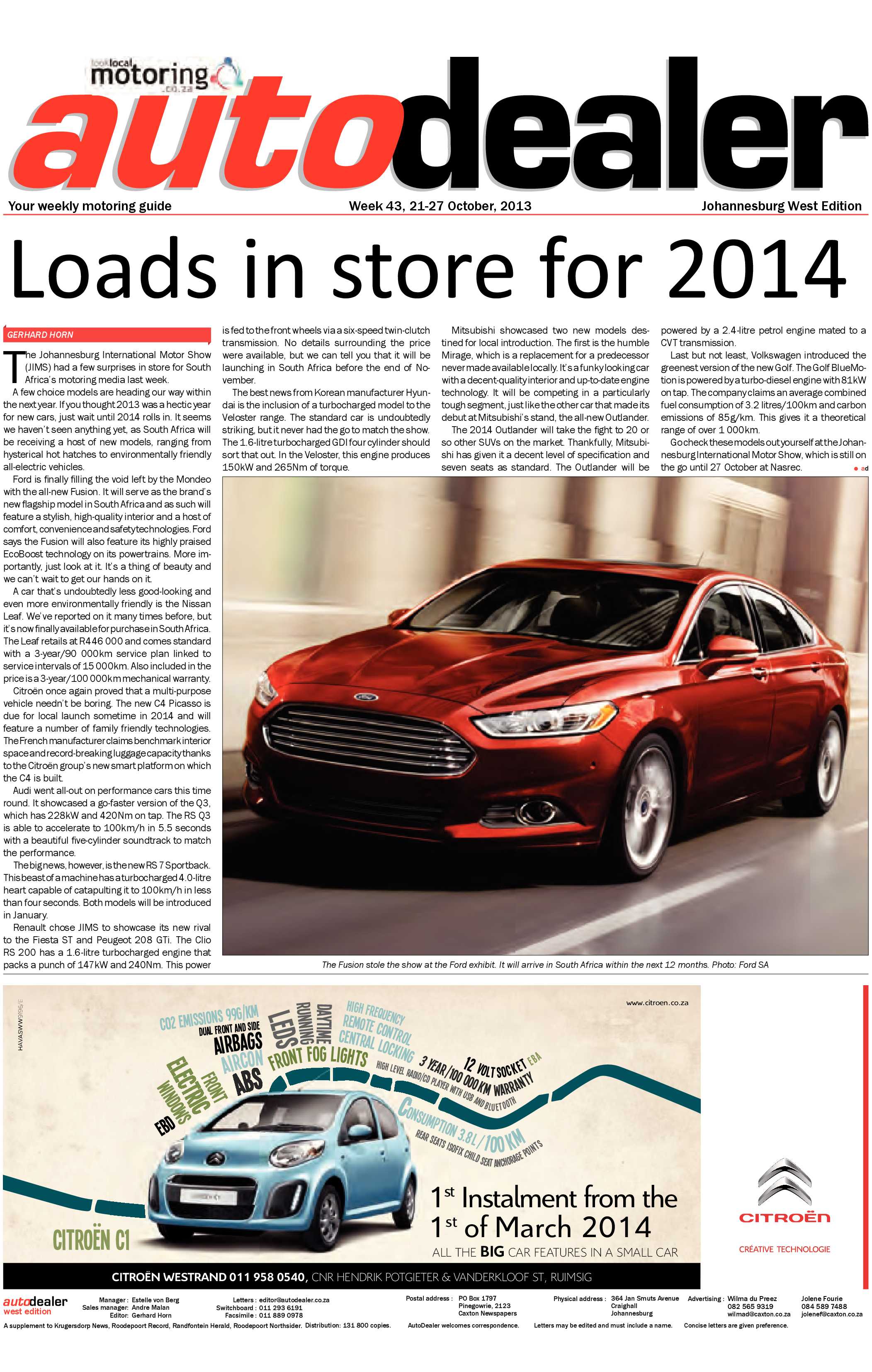 Roodepoort Record 25 October 2013 page 33