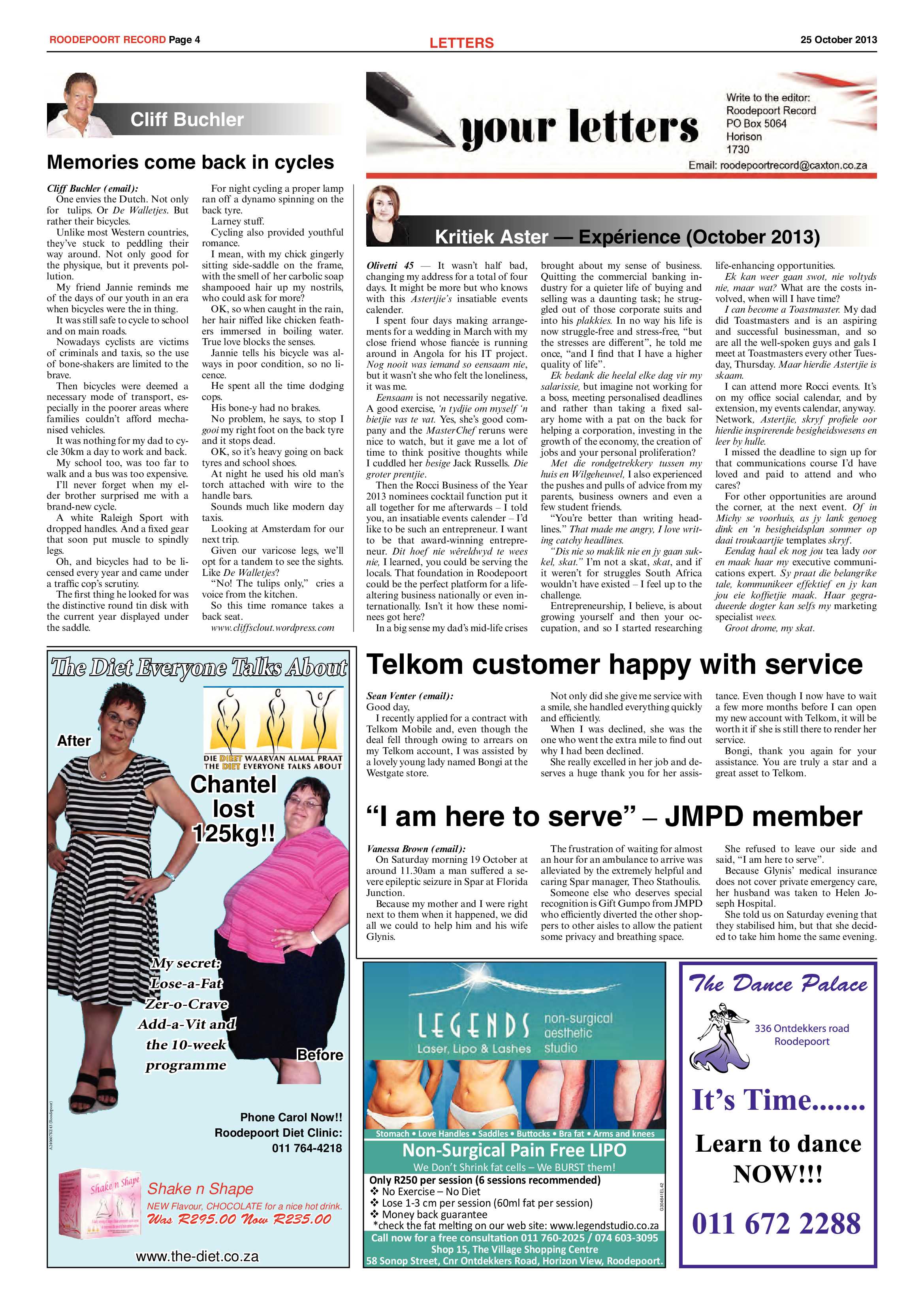 Roodepoort Record 25 October 2013 page 4