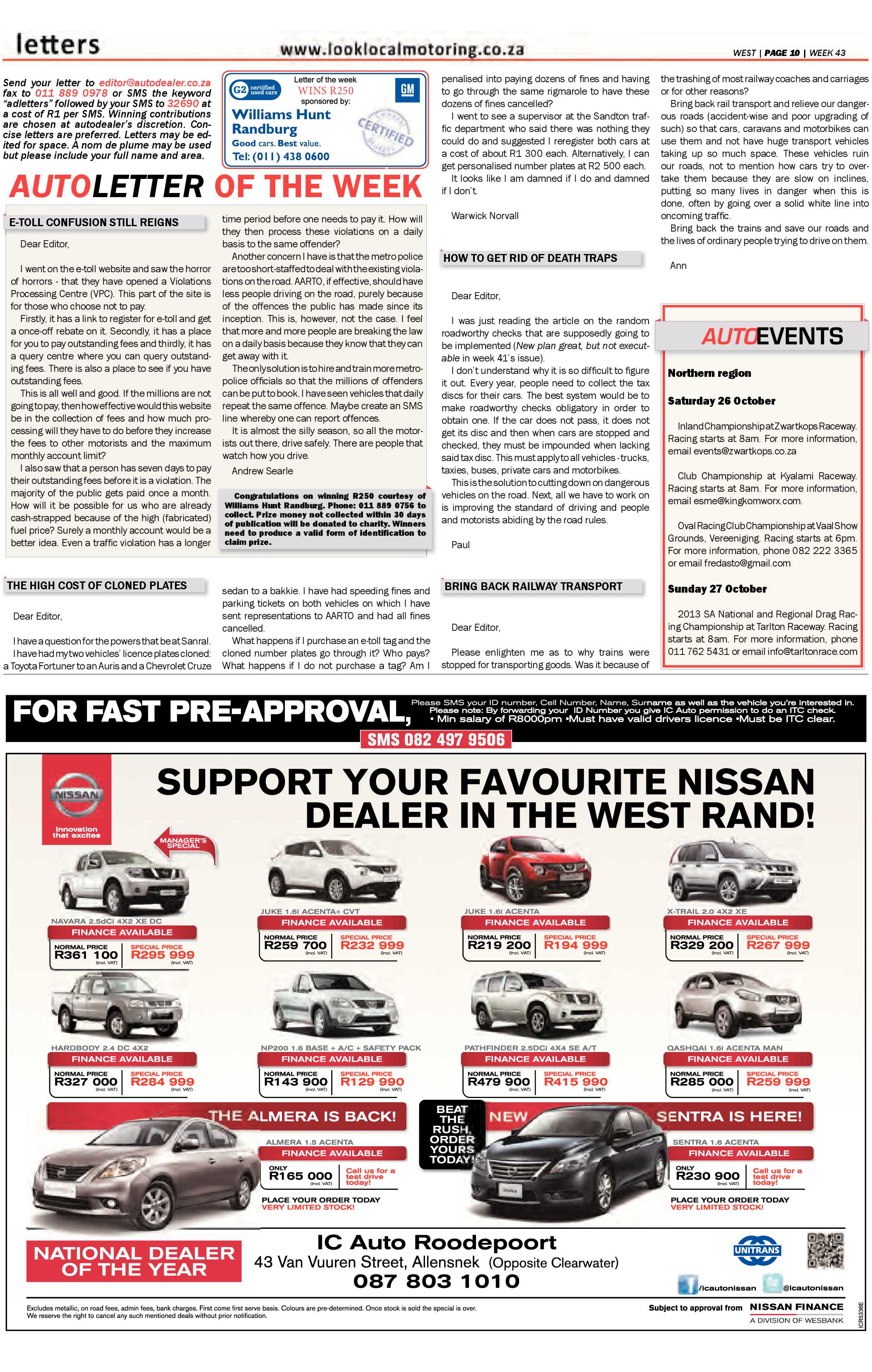 Roodepoort Record 25 October 2013 page 42