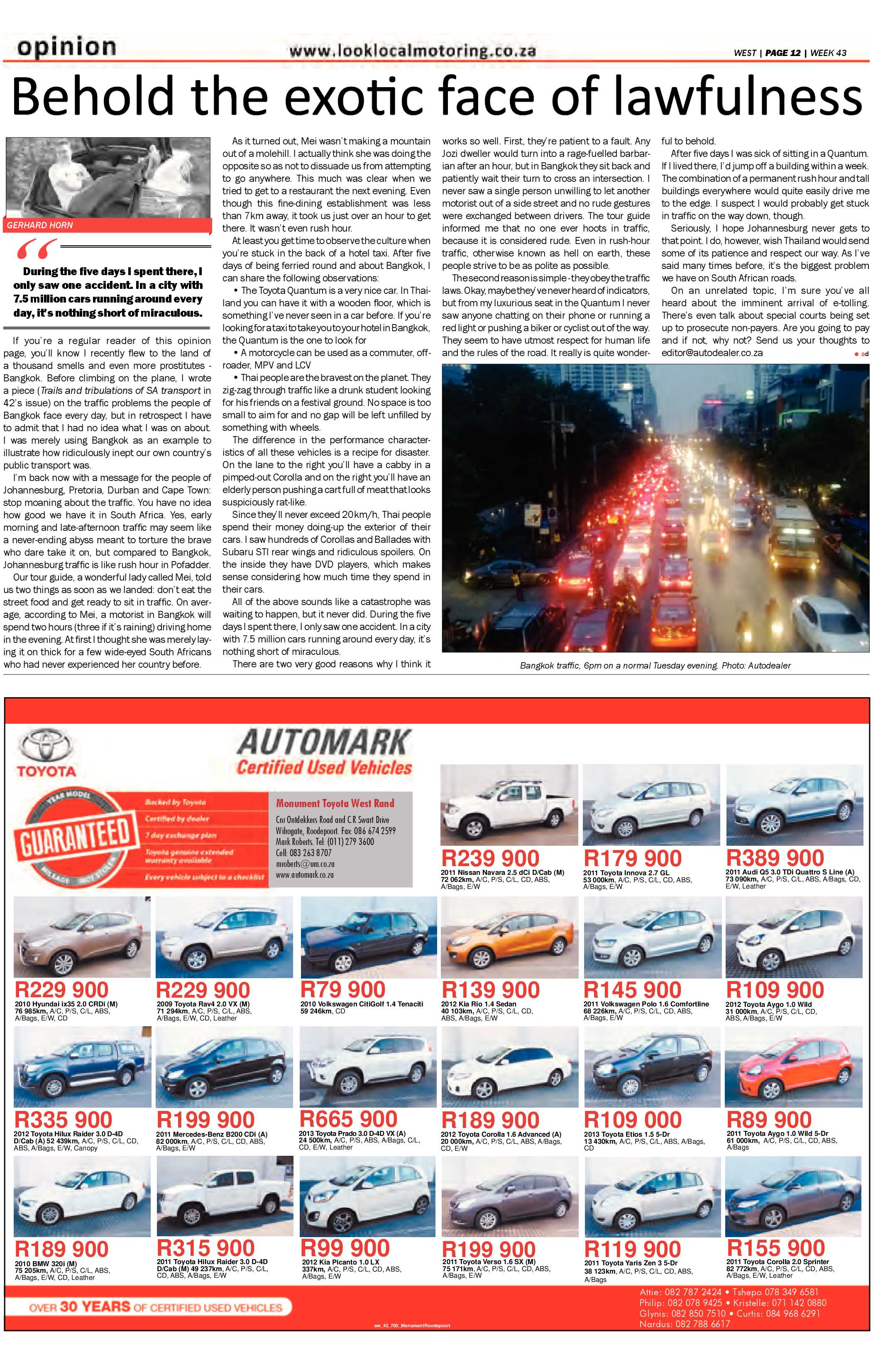 Roodepoort Record 25 October 2013 page 44