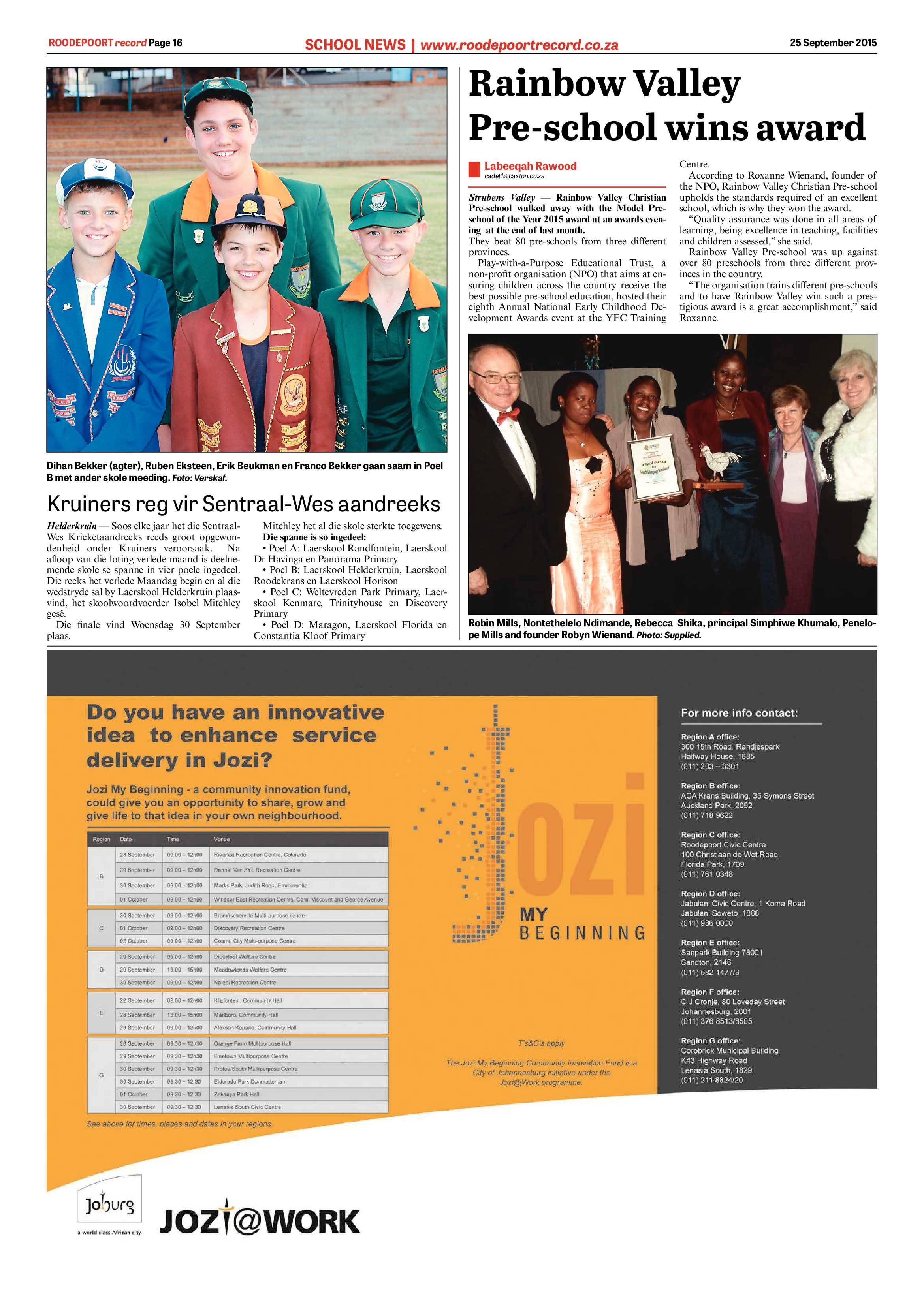 Roodepoort Record 25 September 2015 page 16