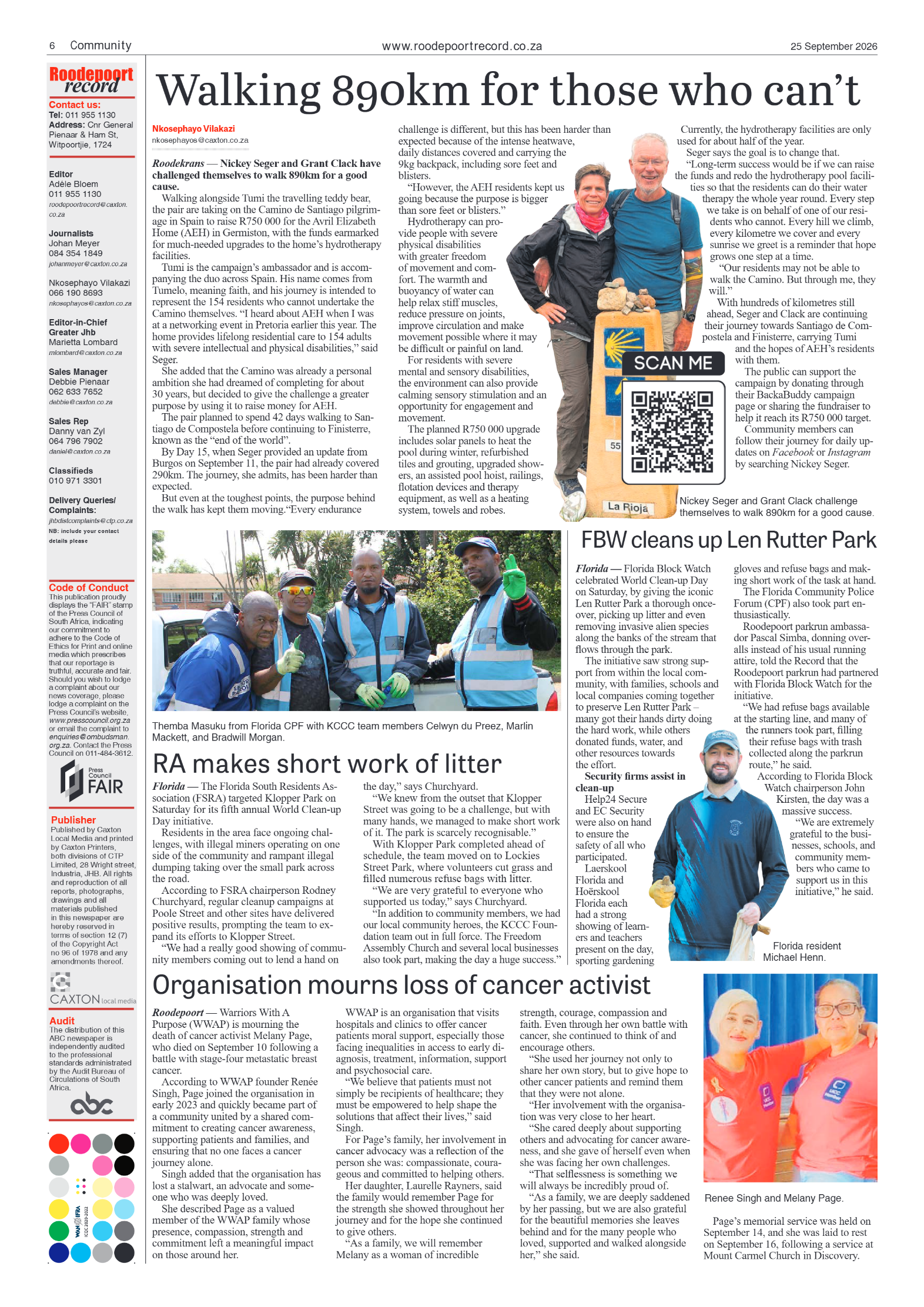 Roodepoort Record 25 September 2026 page 6