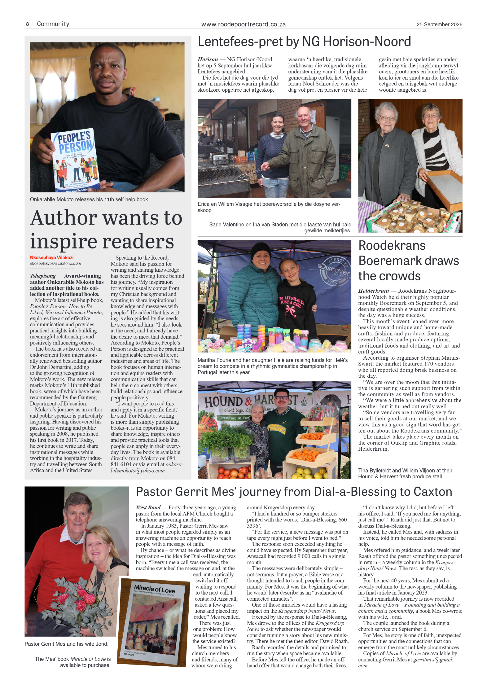 Roodepoort Record 25 September 2026 page 8