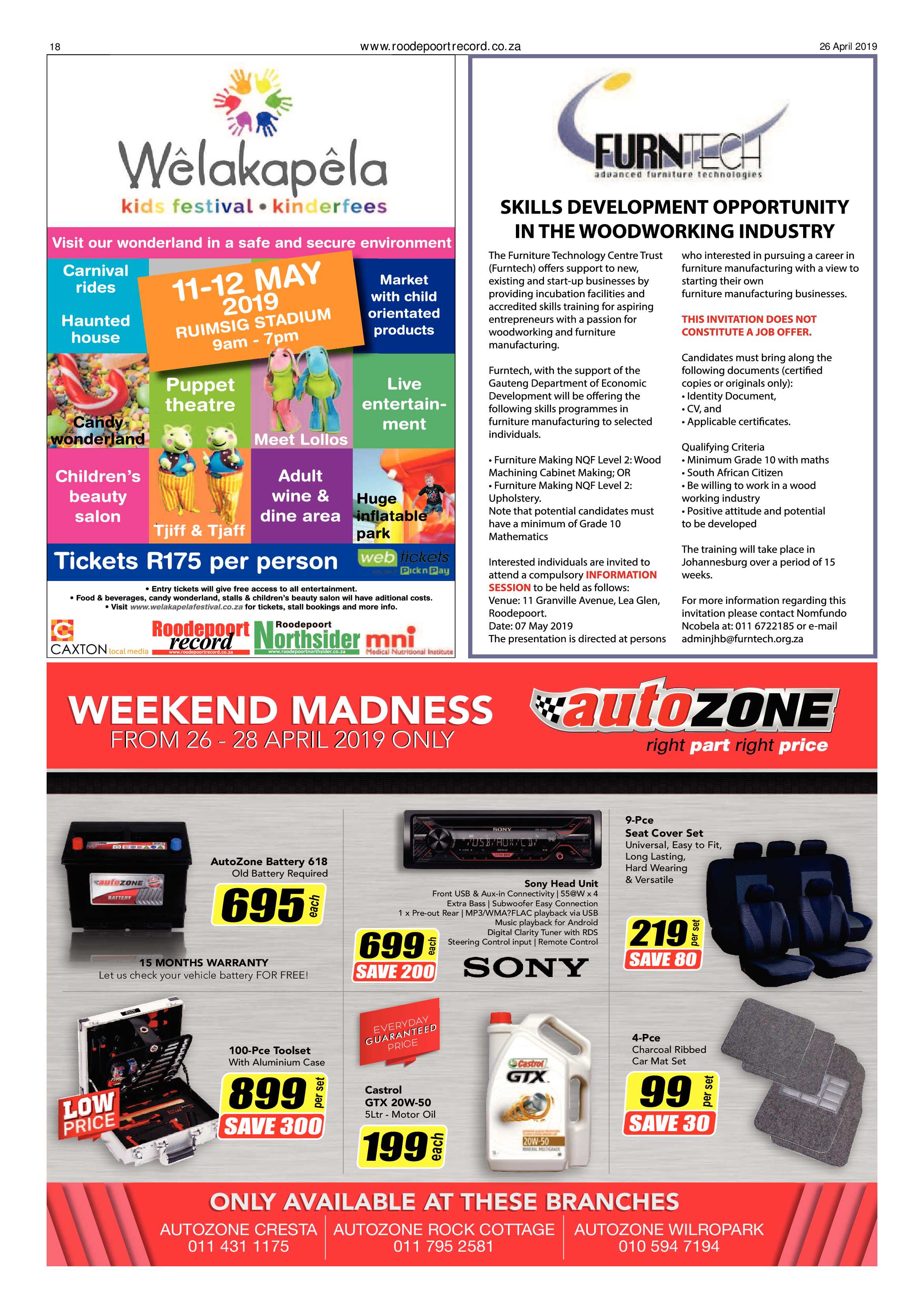 Roodepoort Record 26 April 2019 page 18