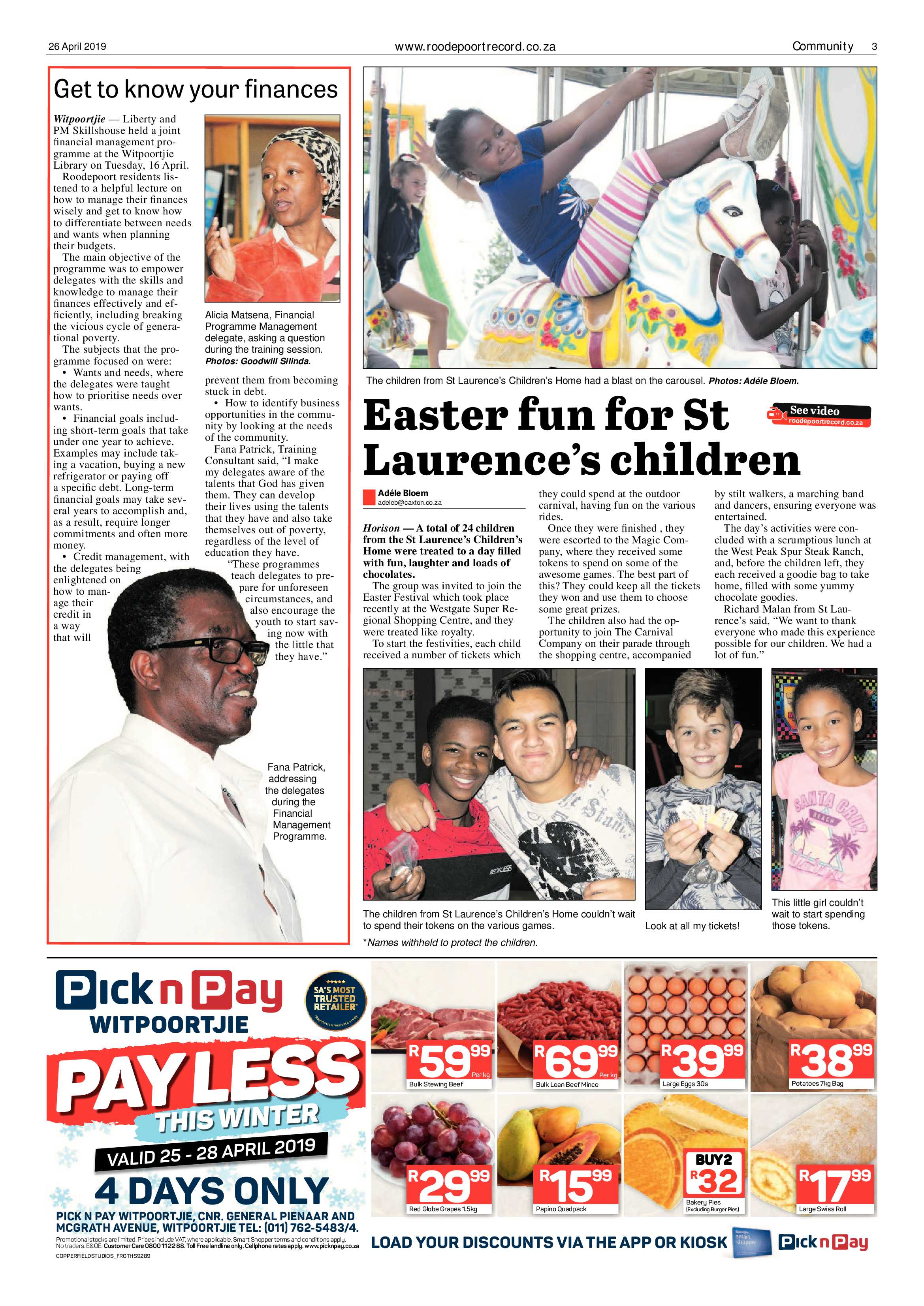 Roodepoort Record 26 April 2019 page 3