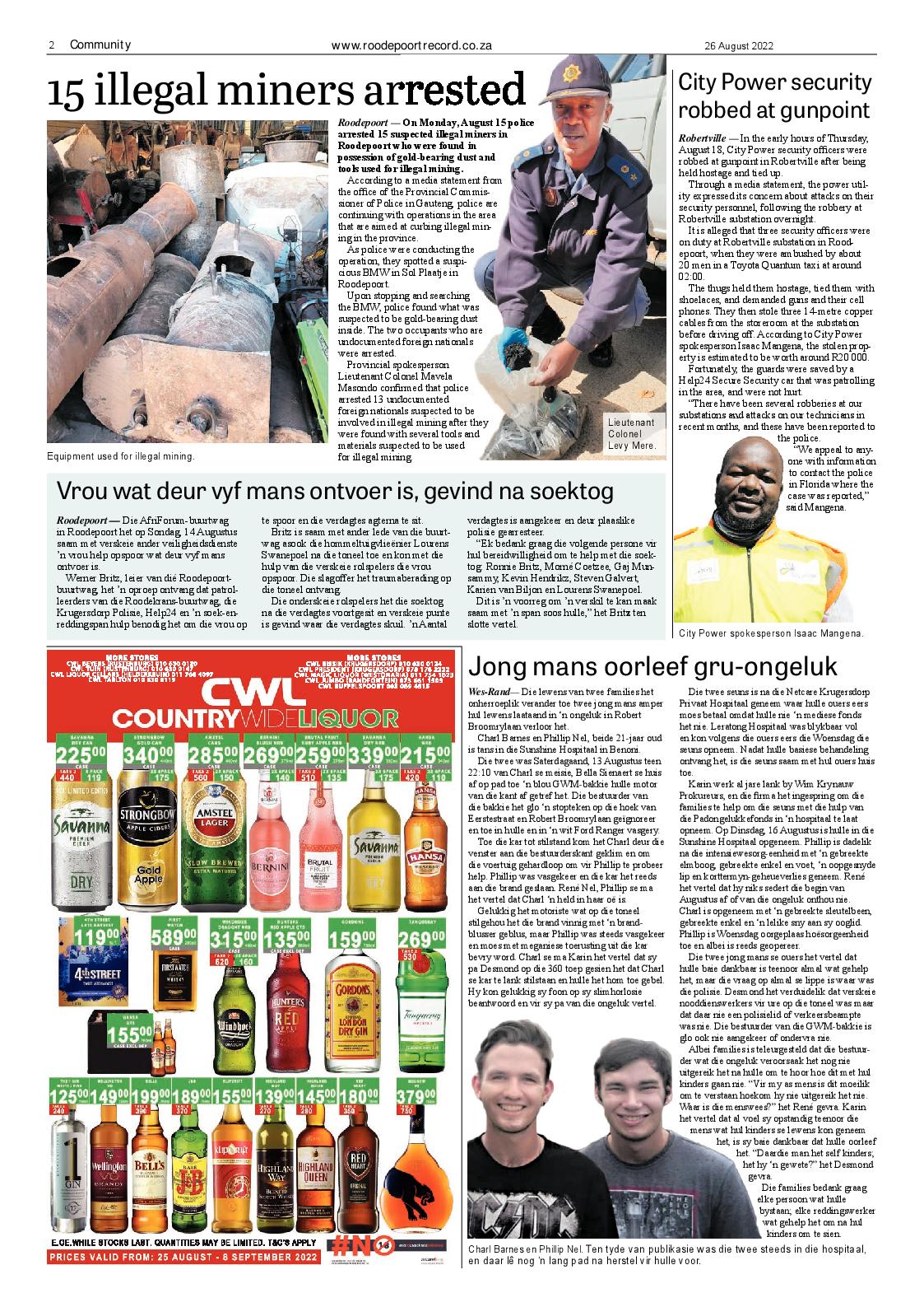 Roodepoort Record 26 August 2022 page 2