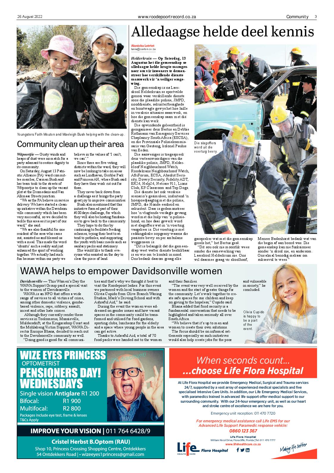 Roodepoort Record 26 August 2022 page 3