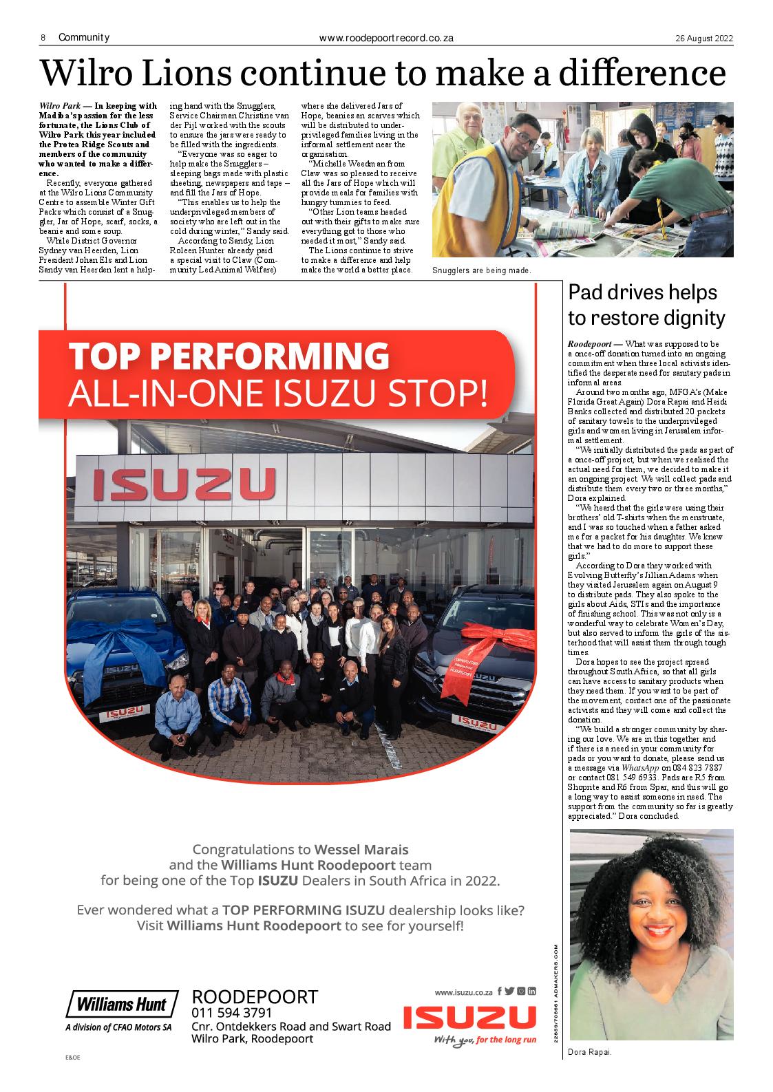Roodepoort Record 26 August 2022 page 8