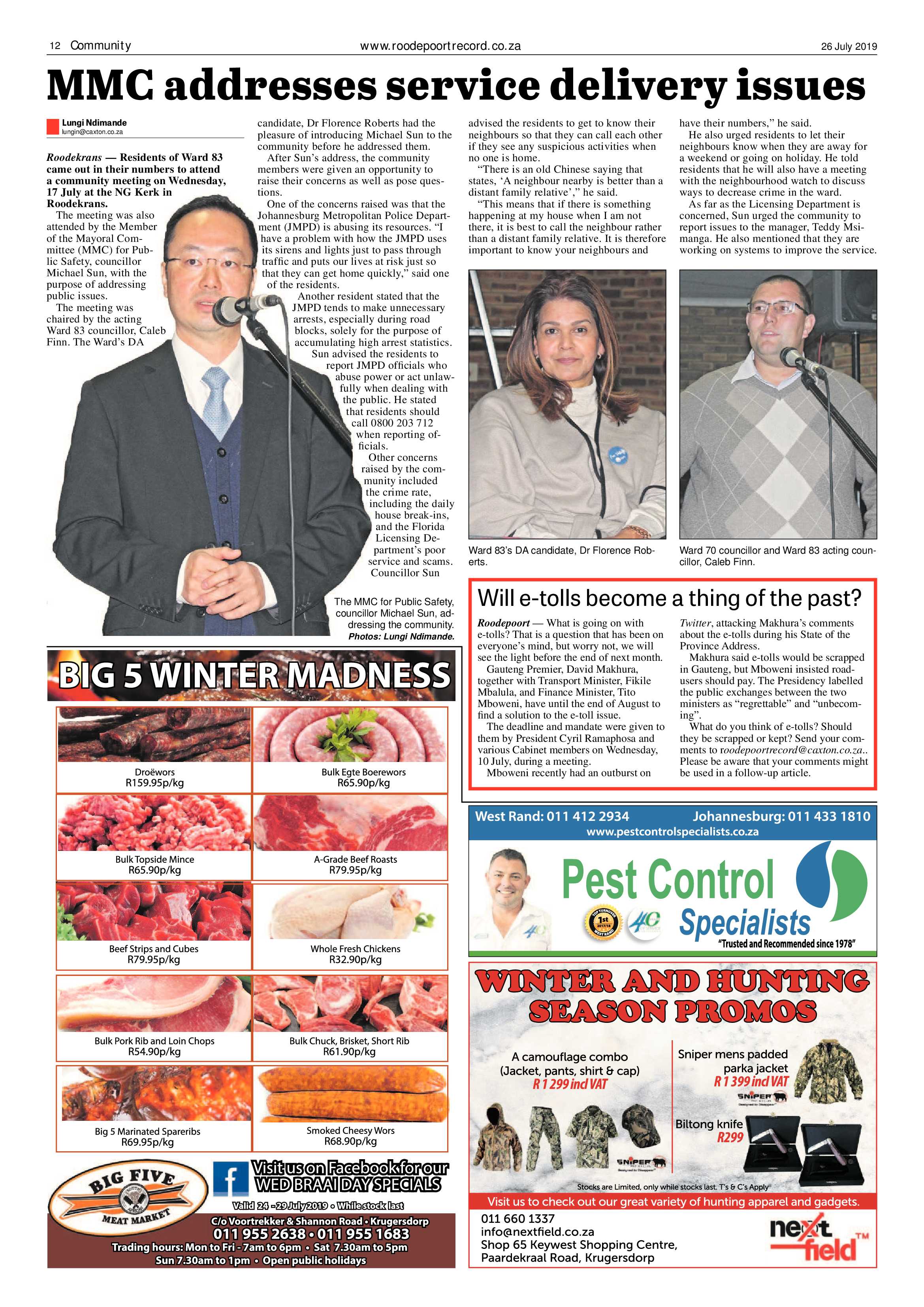 Roodepoort Record 26 July 2019 page 12