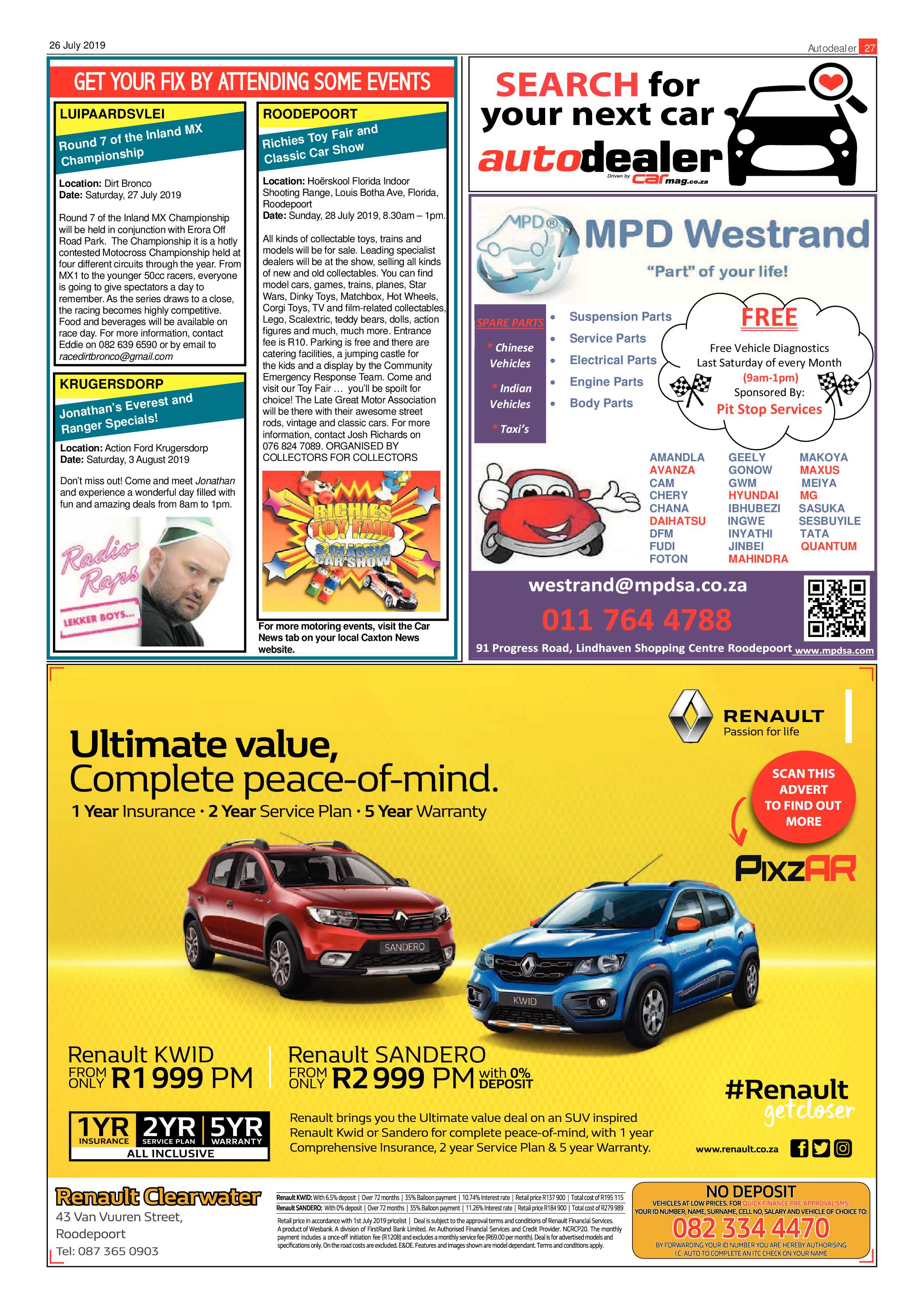 Roodepoort Record 26 July 2019 page 27