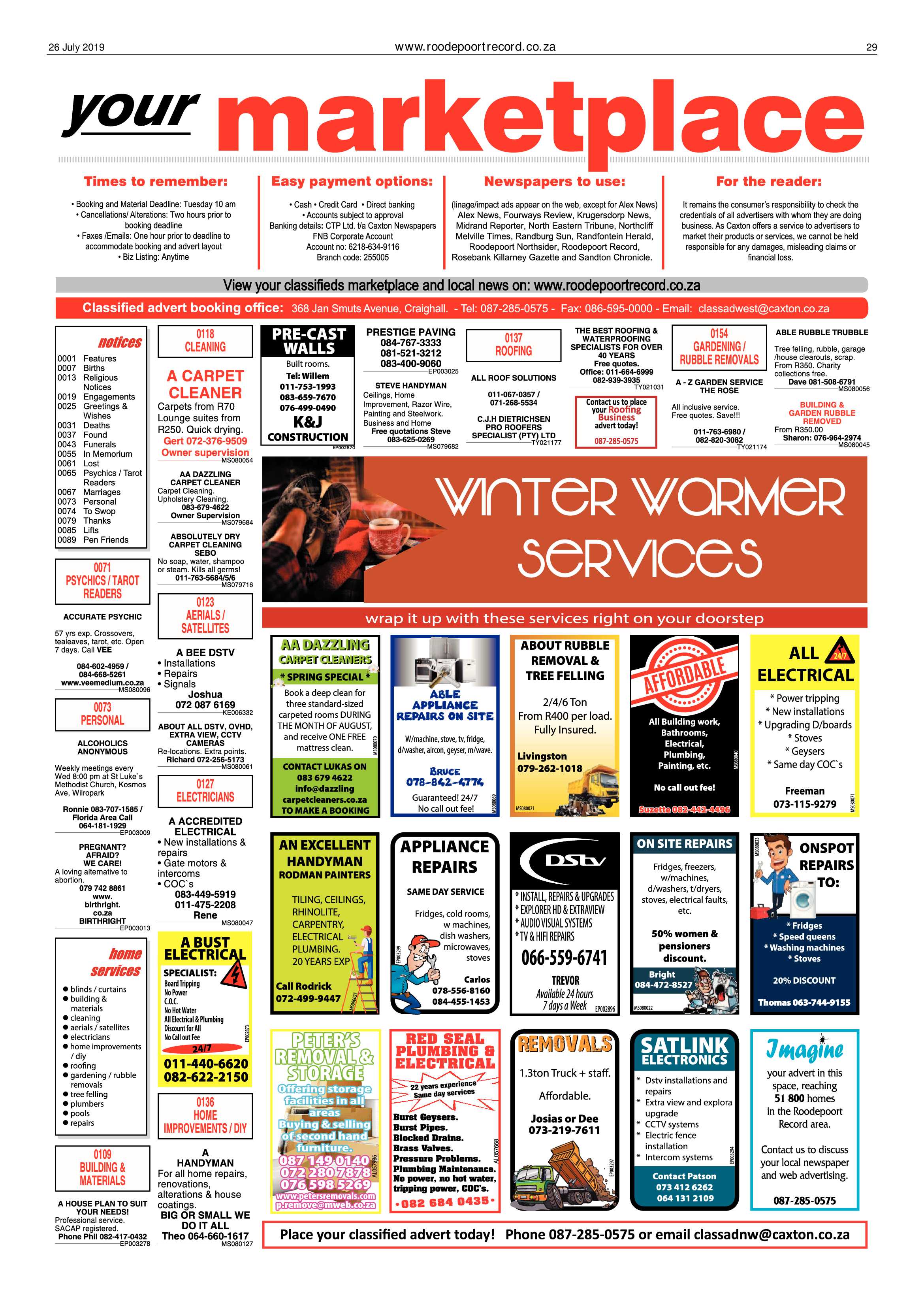 Roodepoort Record 26 July 2019 page 29